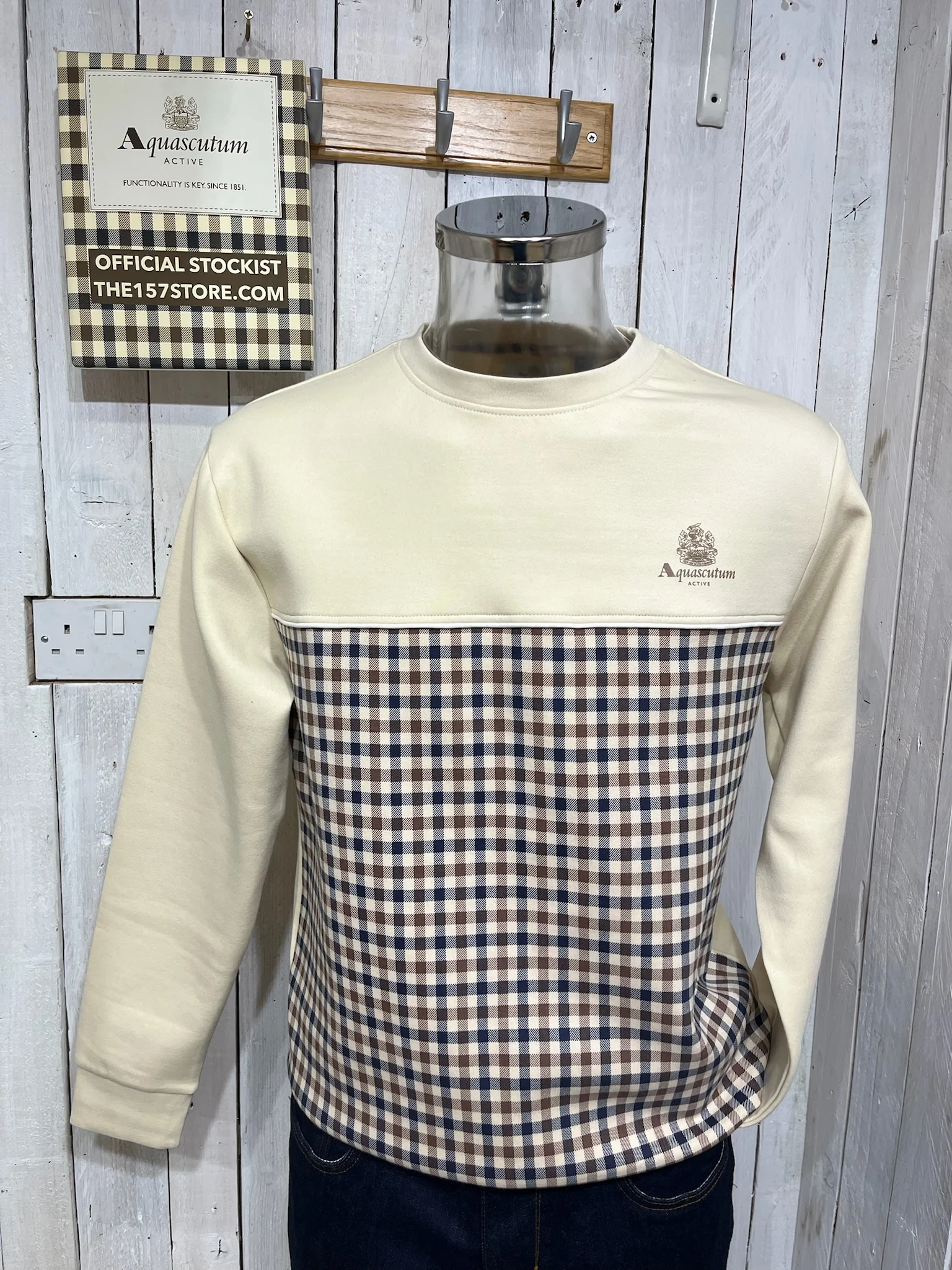 Aquascutum Crew neck Sweat - Beige