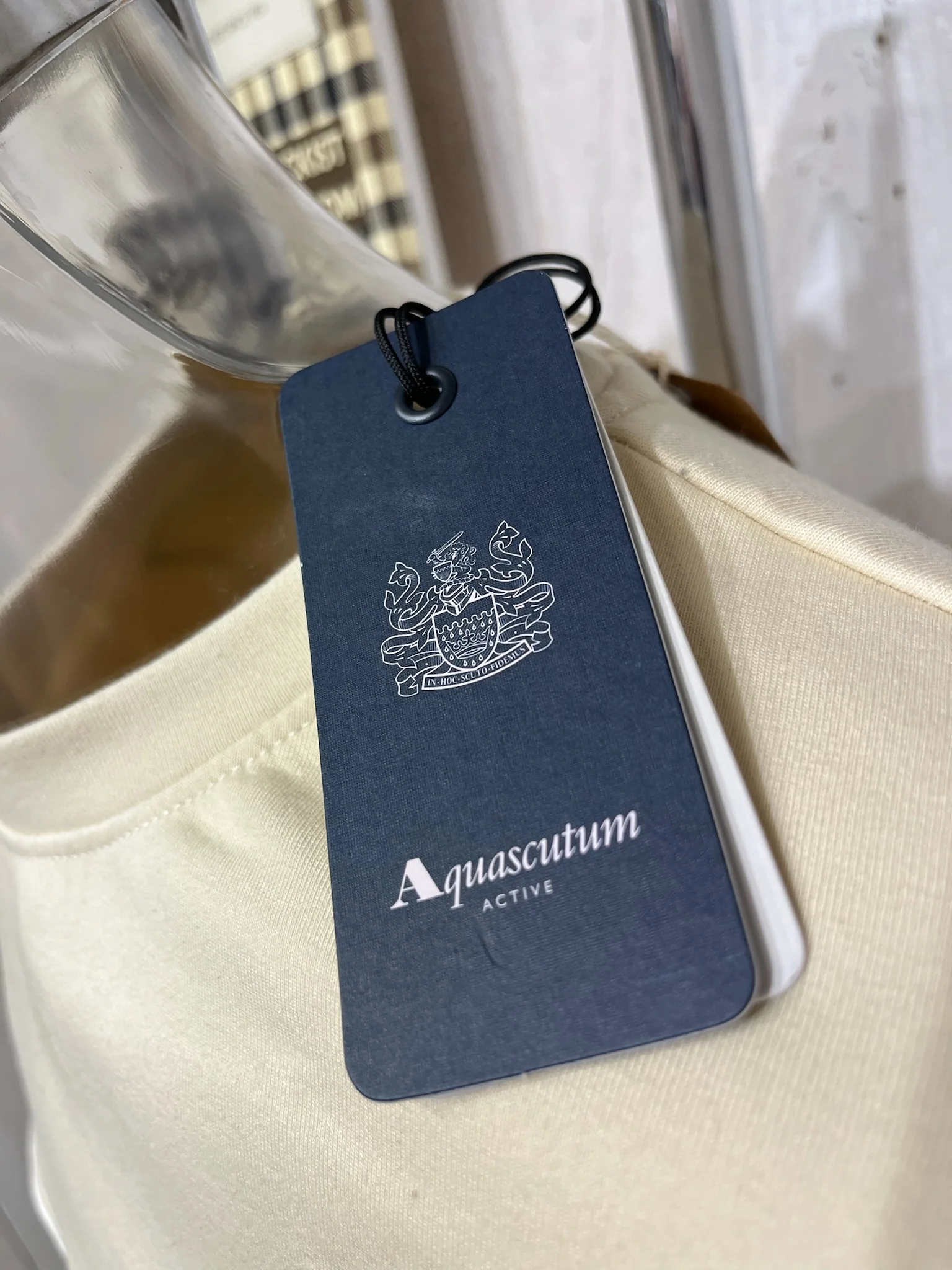 Aquascutum Crew neck Sweat - Beige - Image 3