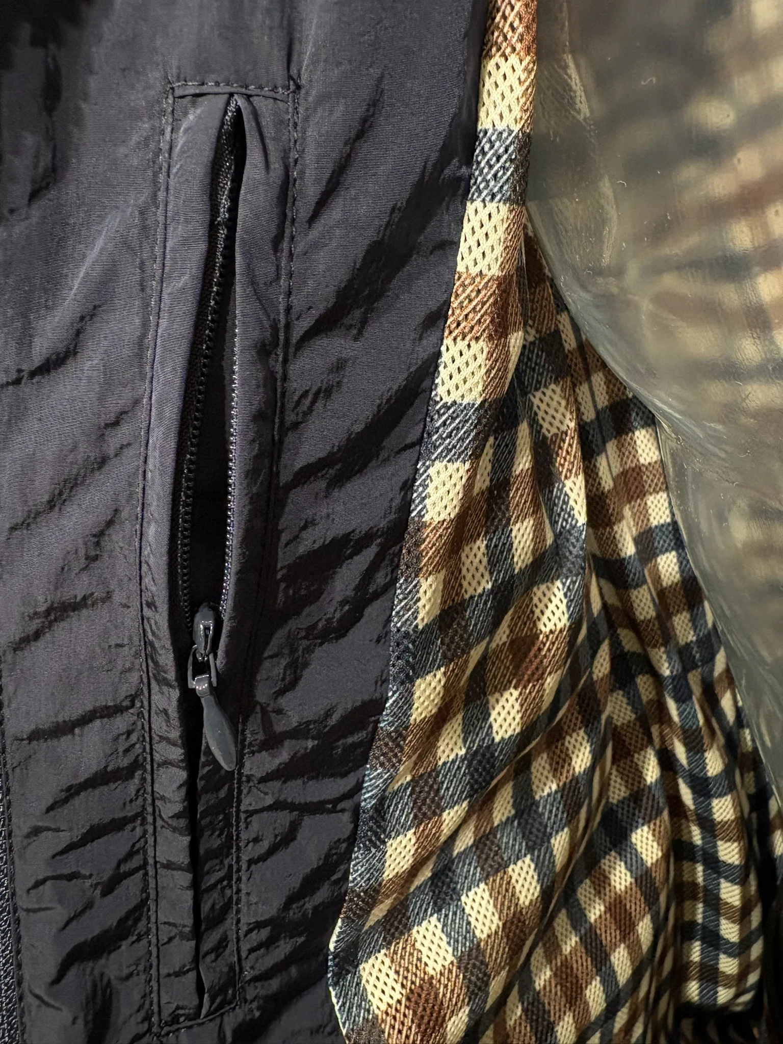 Aquascutum 2026 Lamina Mock Neck Jacket - Navy - Image 7
