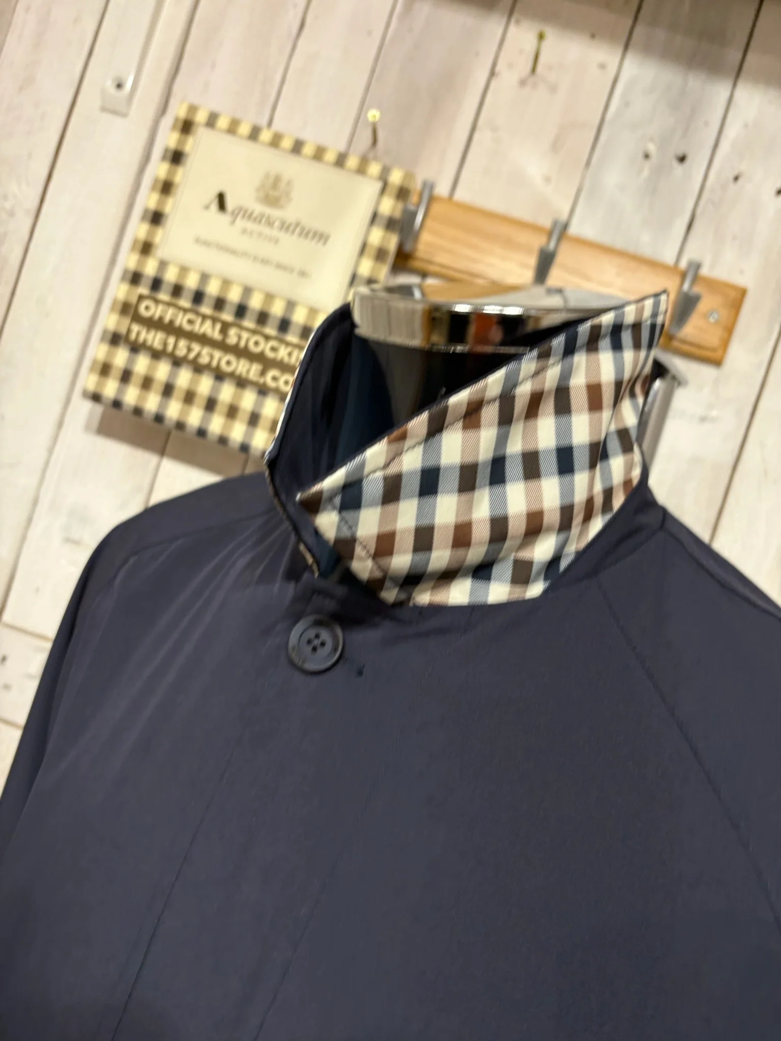 Aquascutum 2026 Shell SP Trench - Navy - Image 2