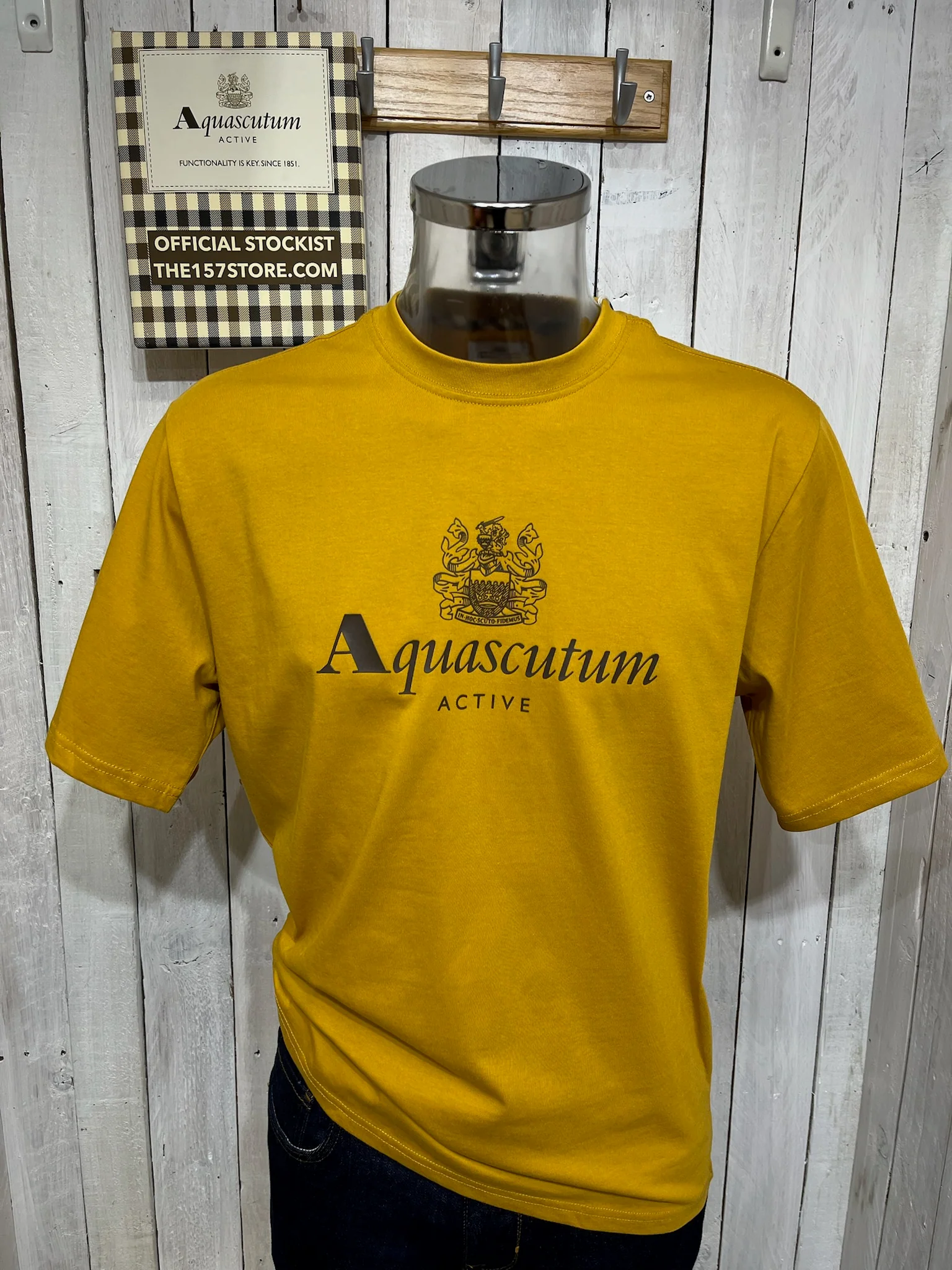 Aquascutum Big Logo Tee - Chai Tea