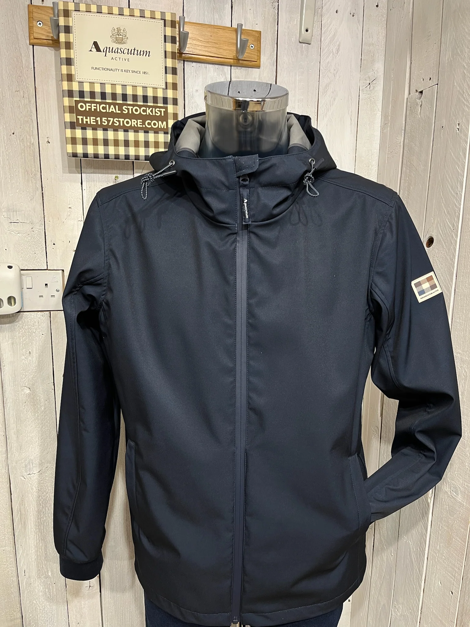 Aquascutum Hybrid Shell Jacket - Navy - LIMITED EDITION - Image 2