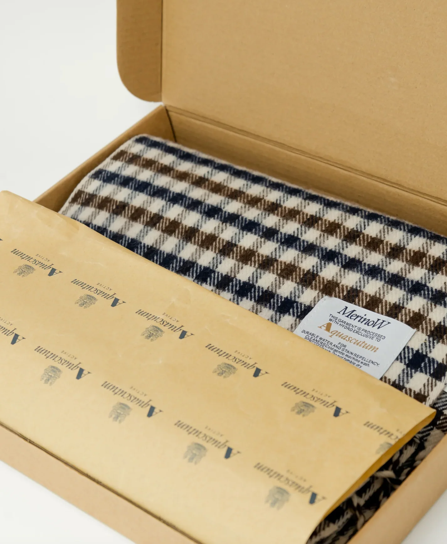 Aquascutum Merino Wool Scarf - BACK IN STOCK - Club Check - Image 10