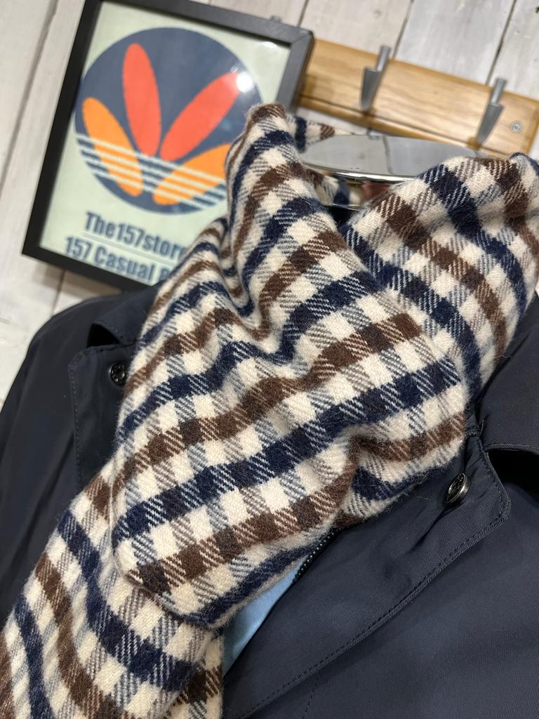 Aquascutum Merino Wool Scarf - BACK IN STOCK - Club Check - Image 3