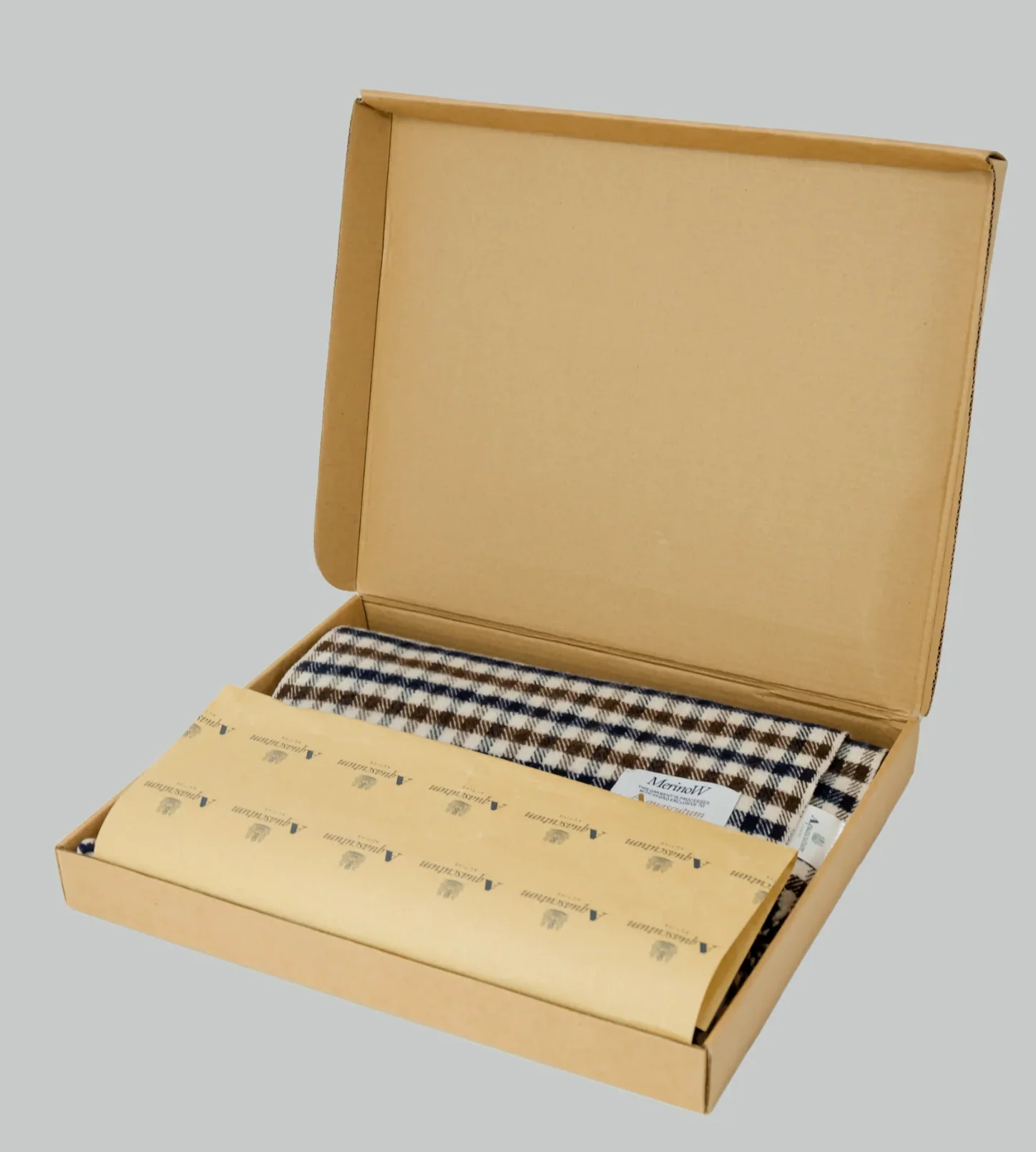 Aquascutum Merino Wool Scarf - BACK IN STOCK - Club Check - Image 6