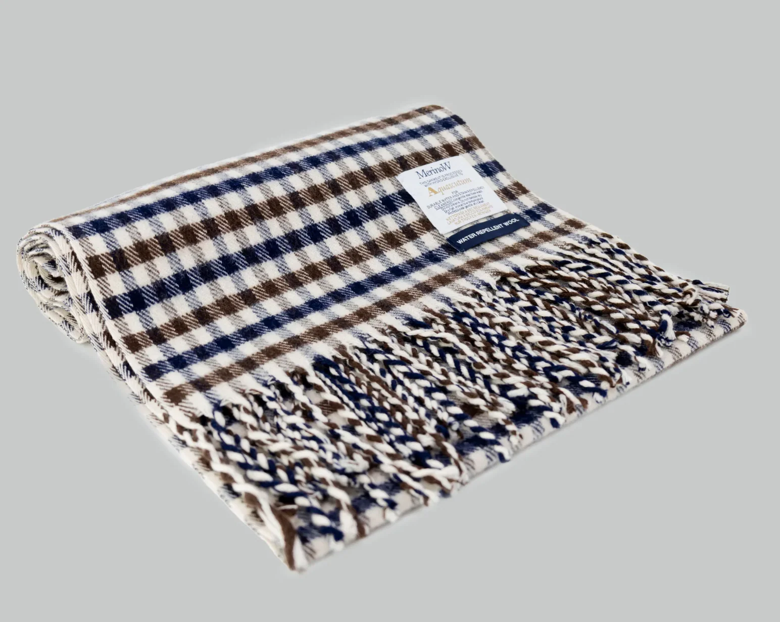 Aquascutum Merino Wool Scarf - BACK IN STOCK - Club Check - Image 7