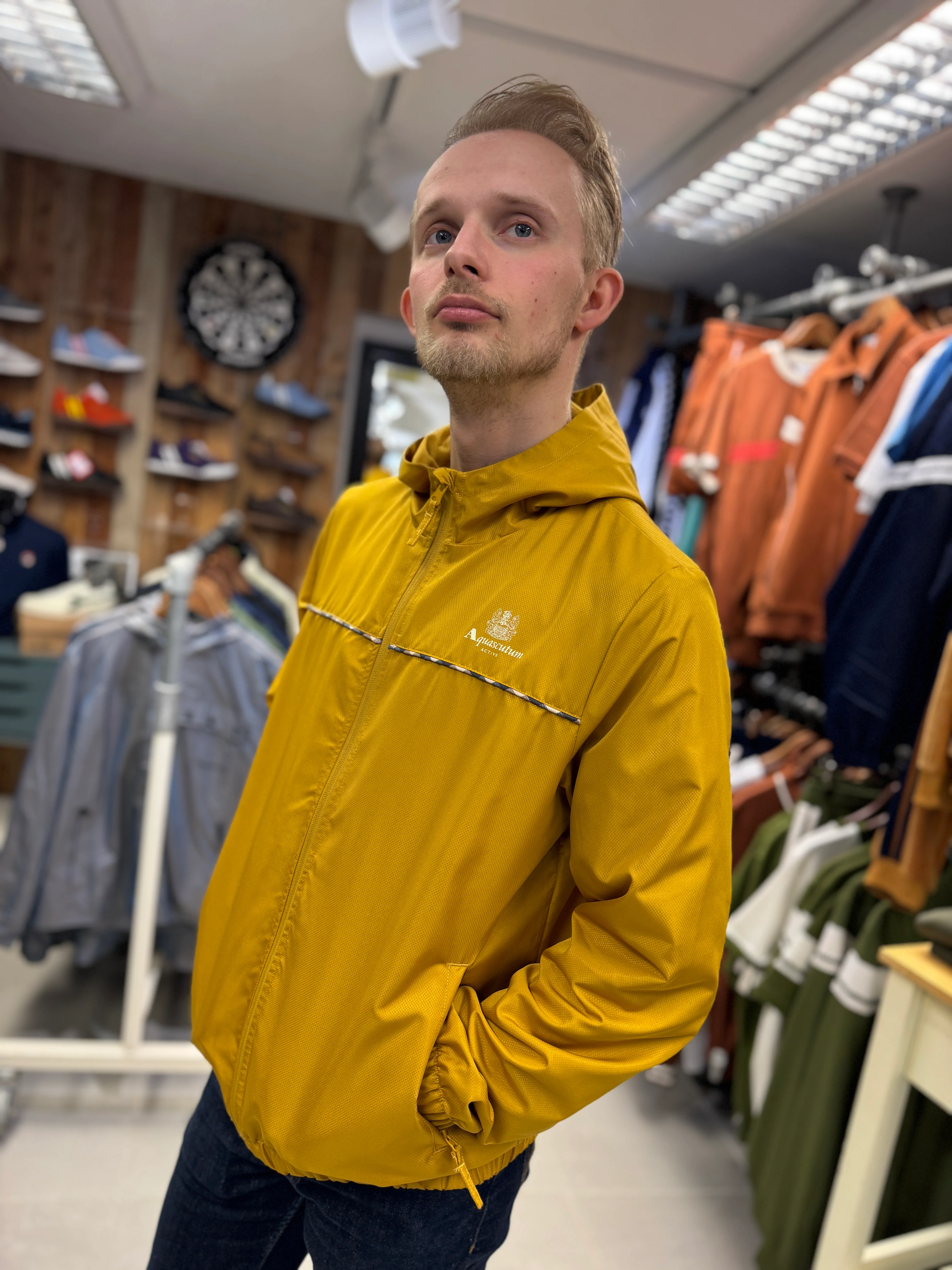 Aquascutum Piping Track Terrace Jacket - Chai Tea