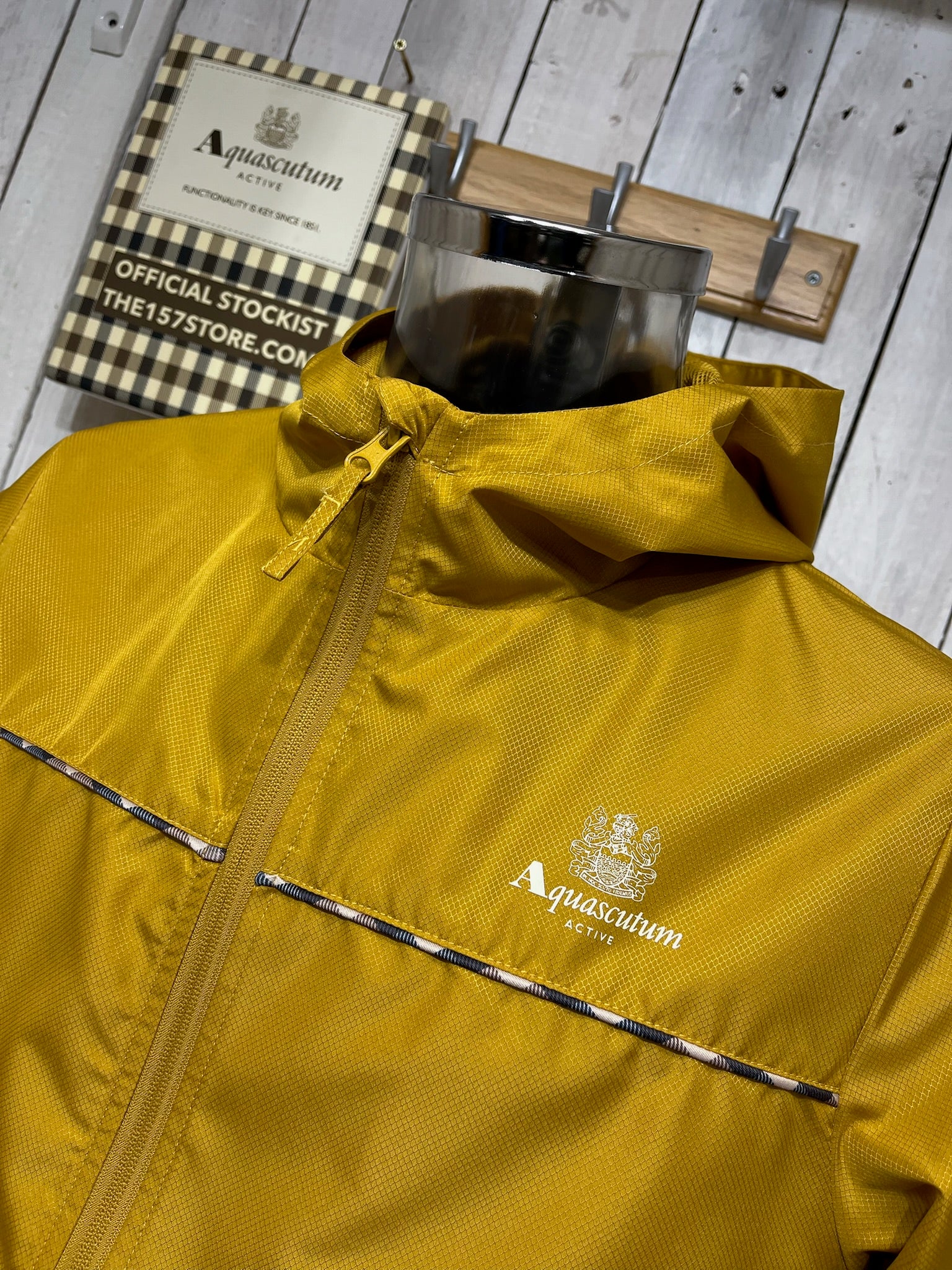 Aquascutum Piping Track Terrace Jacket - Chai Tea - Image 4
