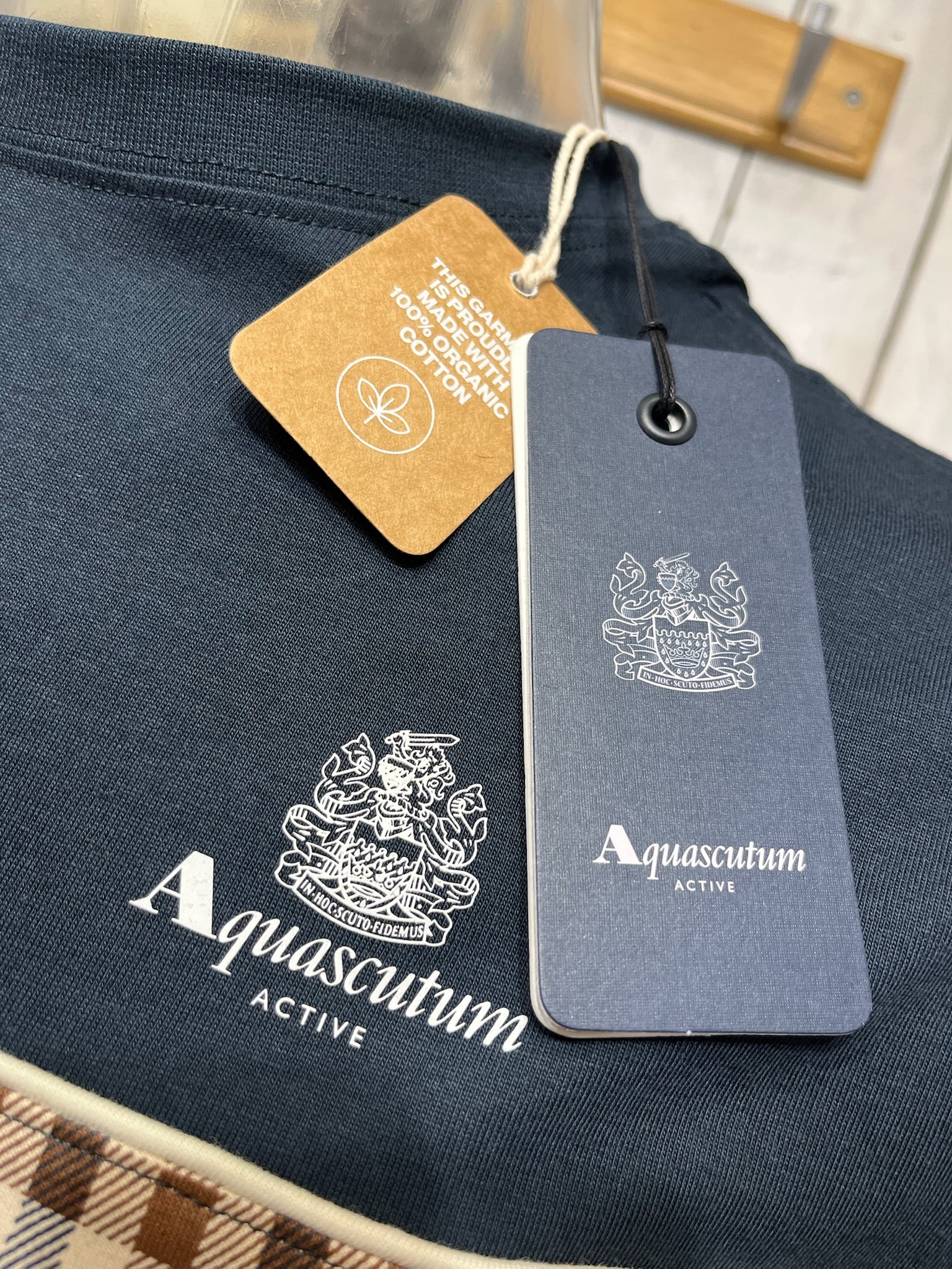 Aquascutum Scuba Piping Tee - Navy - Image 3