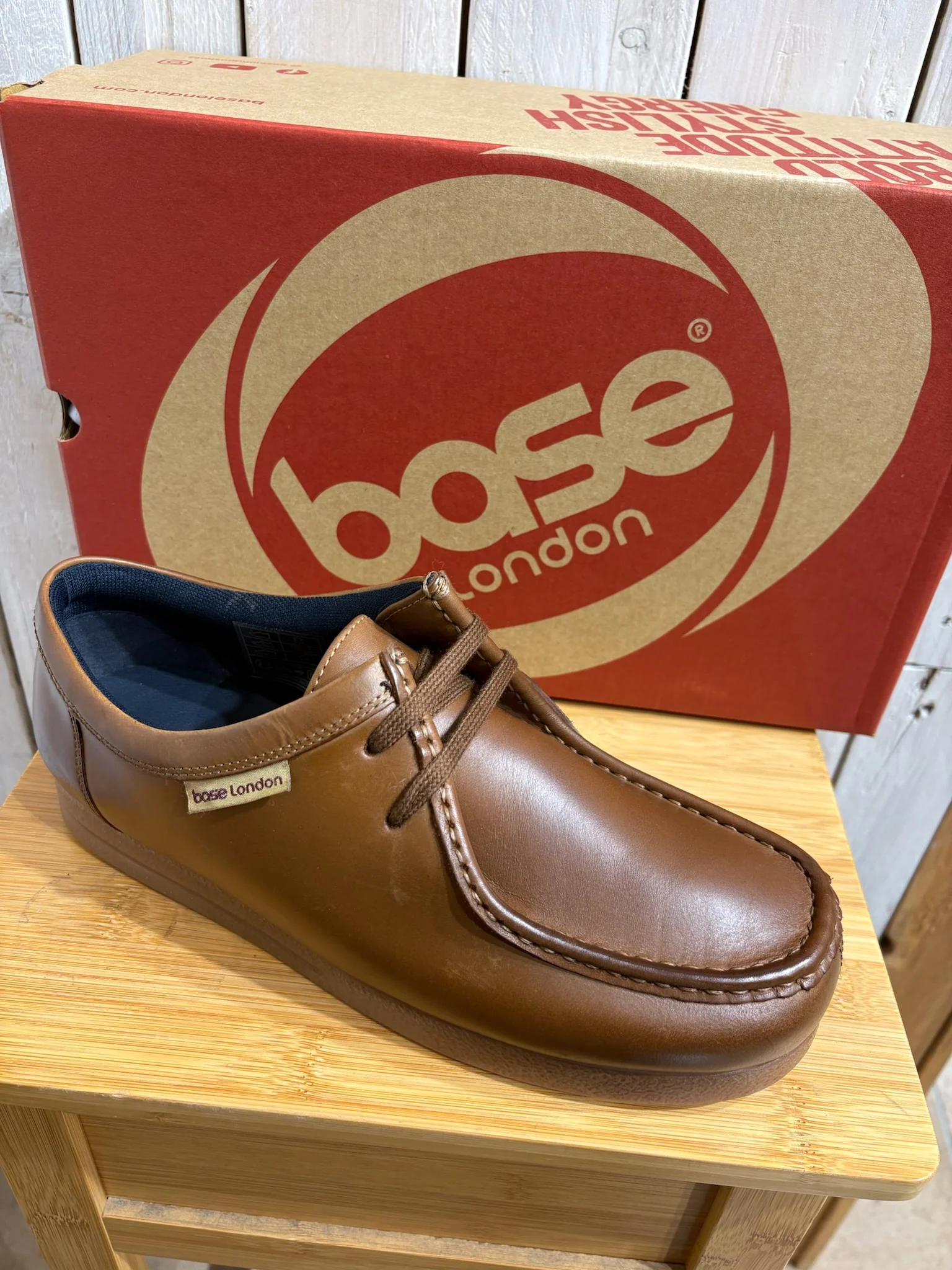 Base London - The Original Pastie Shoe - Koko LEATHER Tan