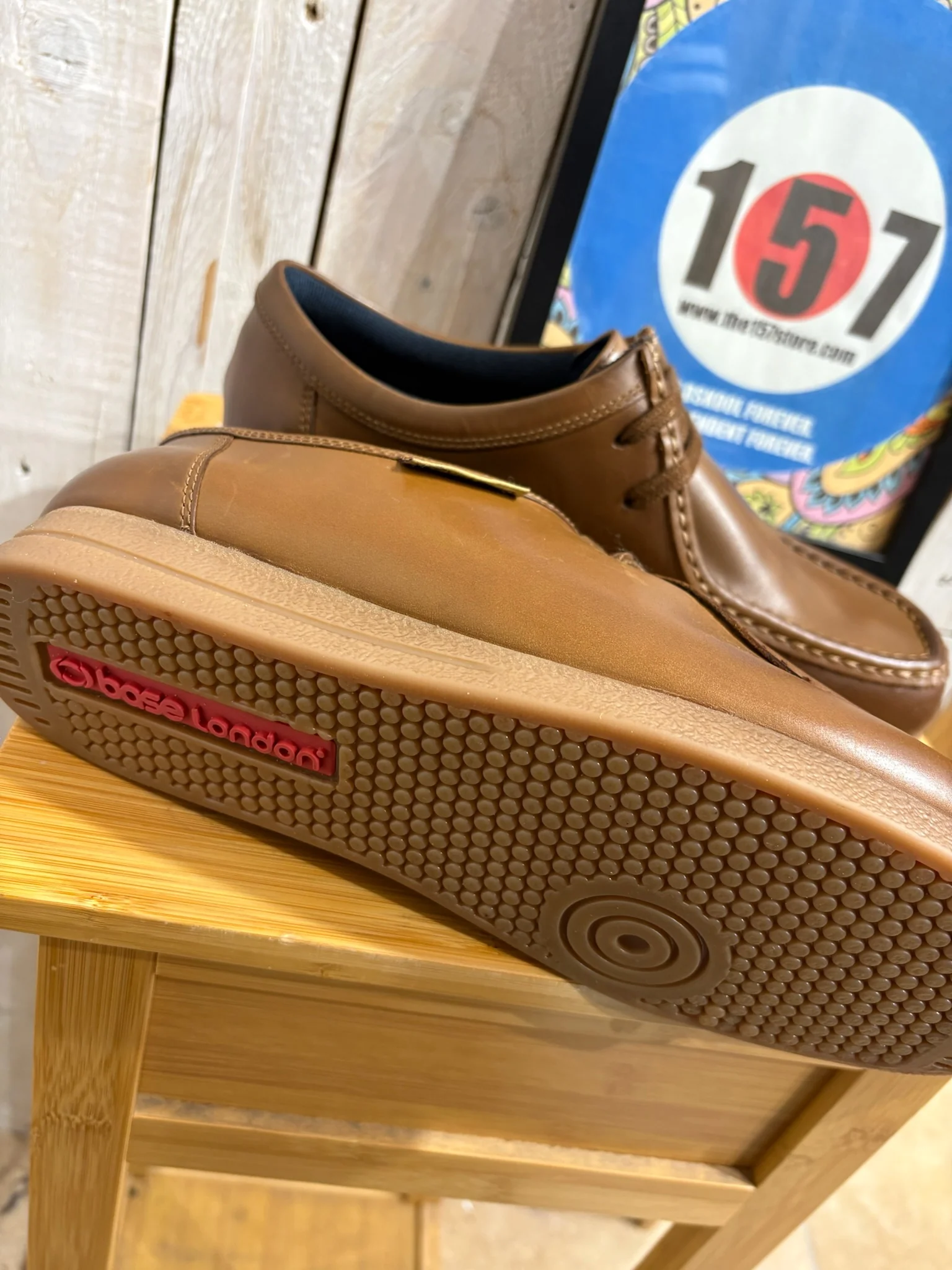 Base London - The Original Pastie Shoe - Koko LEATHER Tan - Image 3
