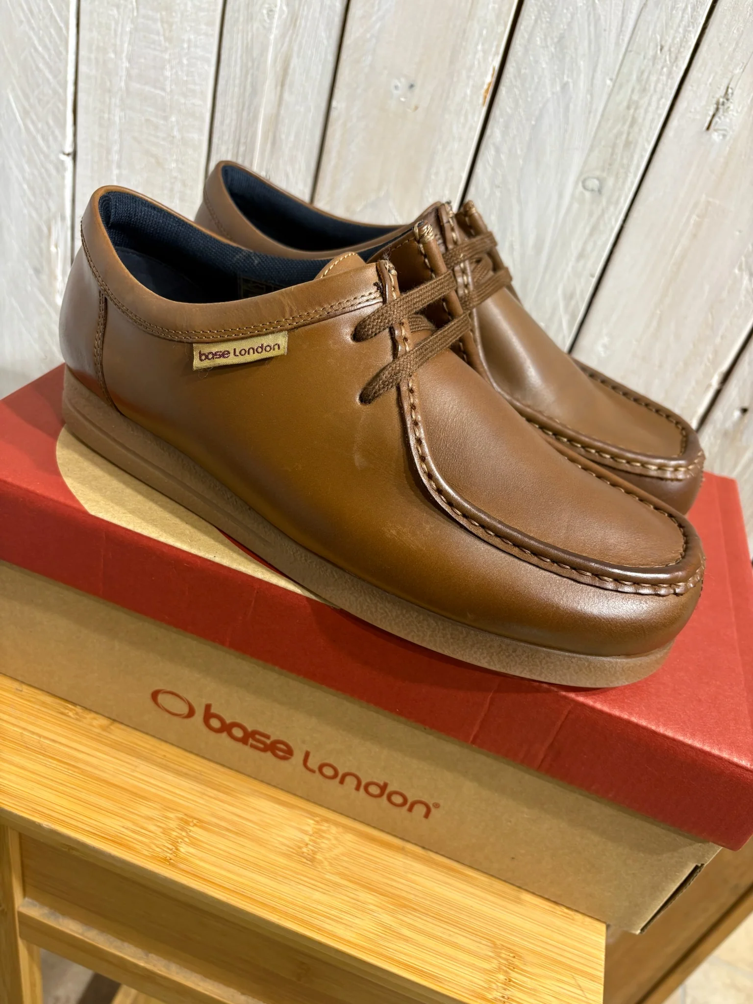 Base London - The Original Pastie Shoe - Koko LEATHER Tan - Image 4