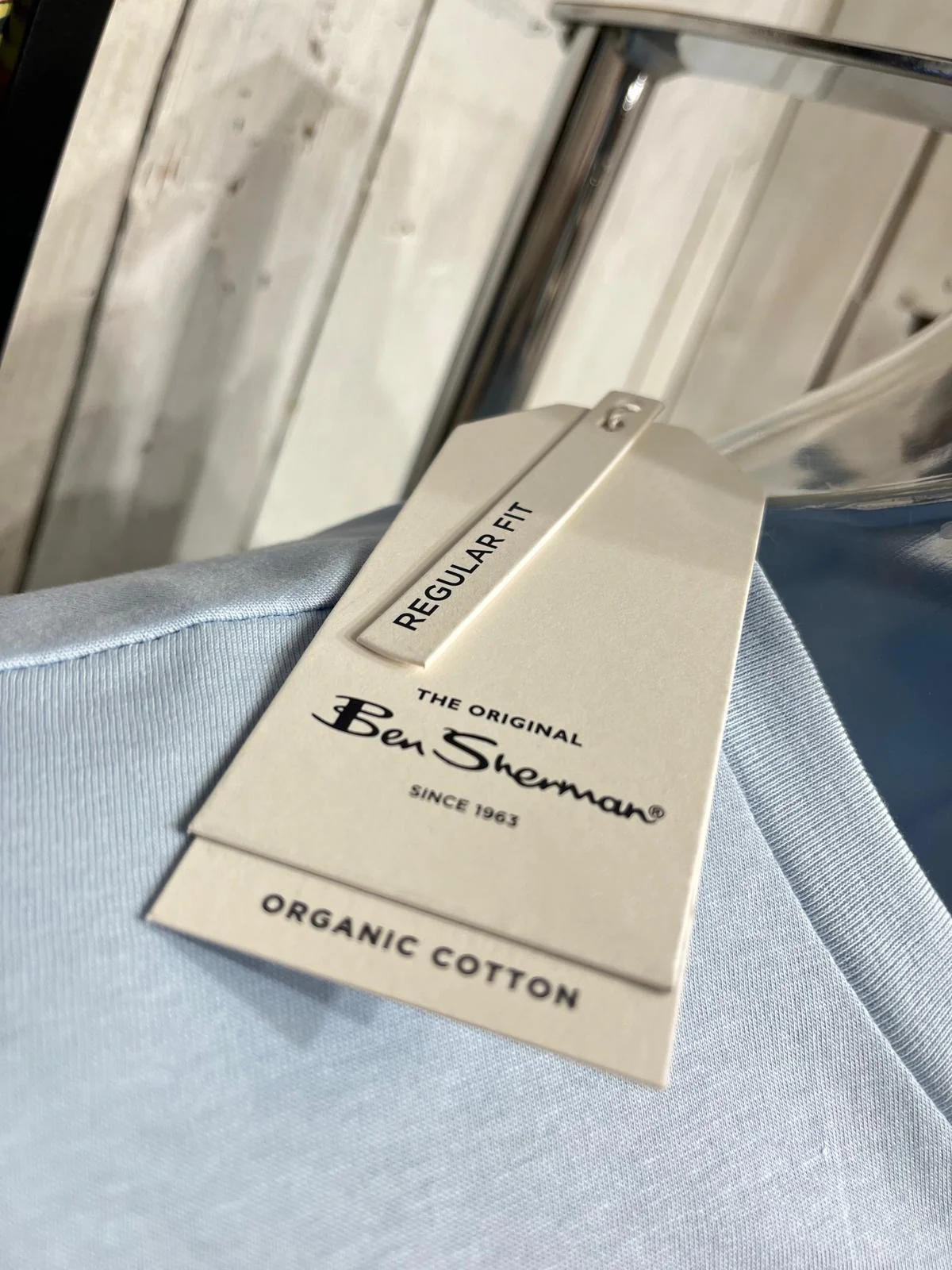 Ben Sherman Plectrum Tee - Sky - Image 3