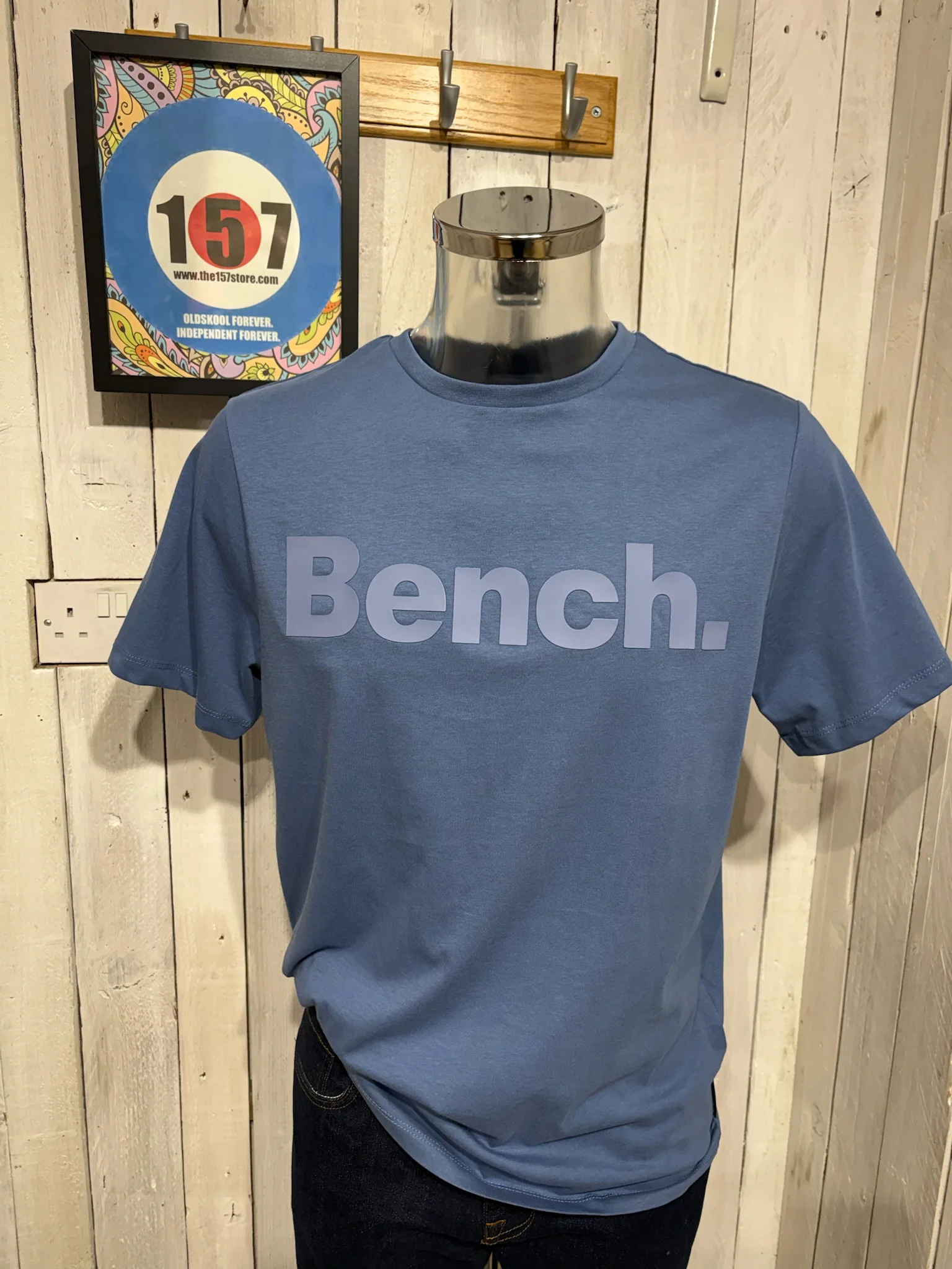 Bench Mavero Culture Tee - Mid Blue