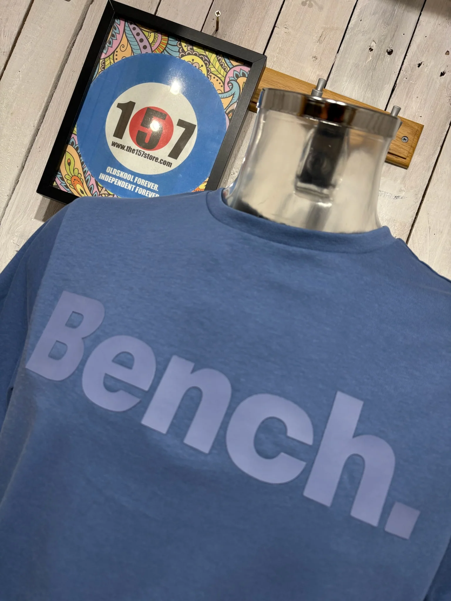 Bench Mavero Culture Tee - Mid Blue - Image 2