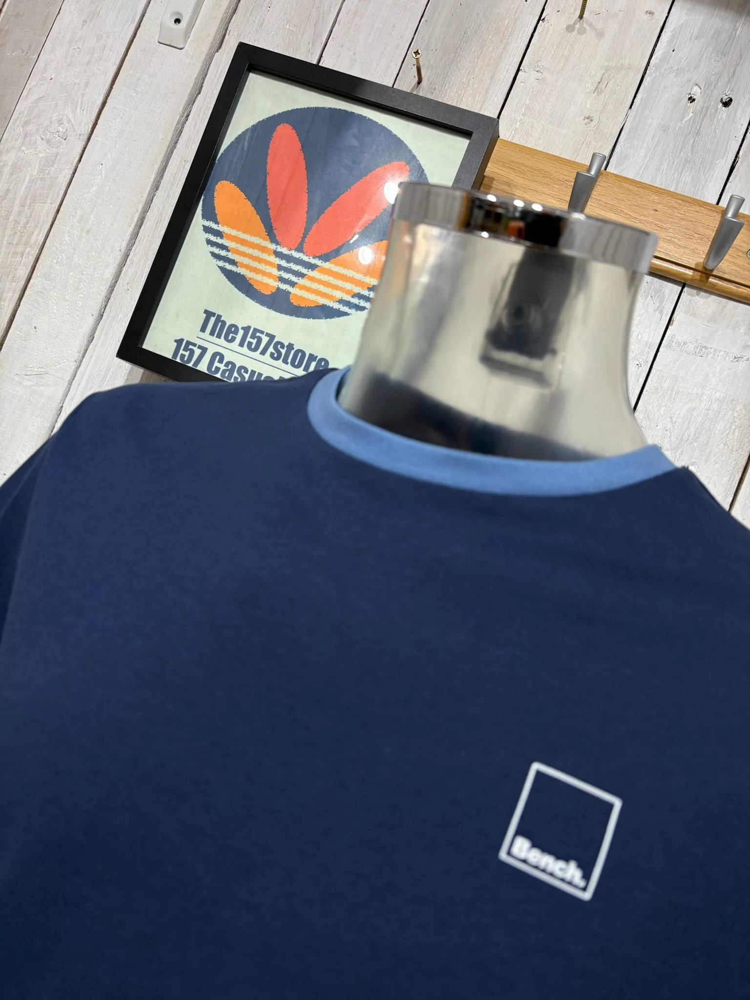 Bench Ringer Tee - Navy / Blue - Image 2