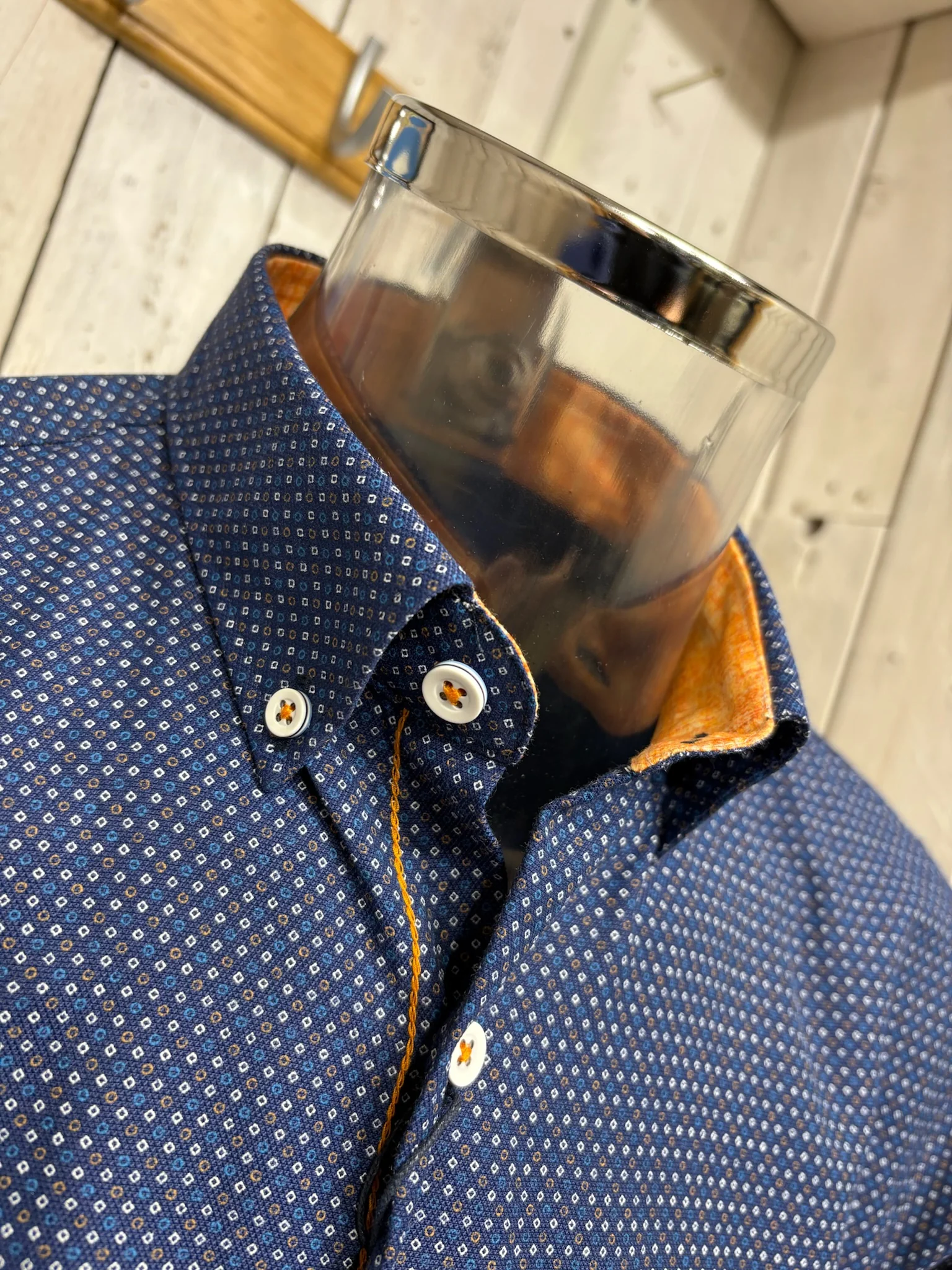 Dario Beltran Shirt - Navy/Diamond