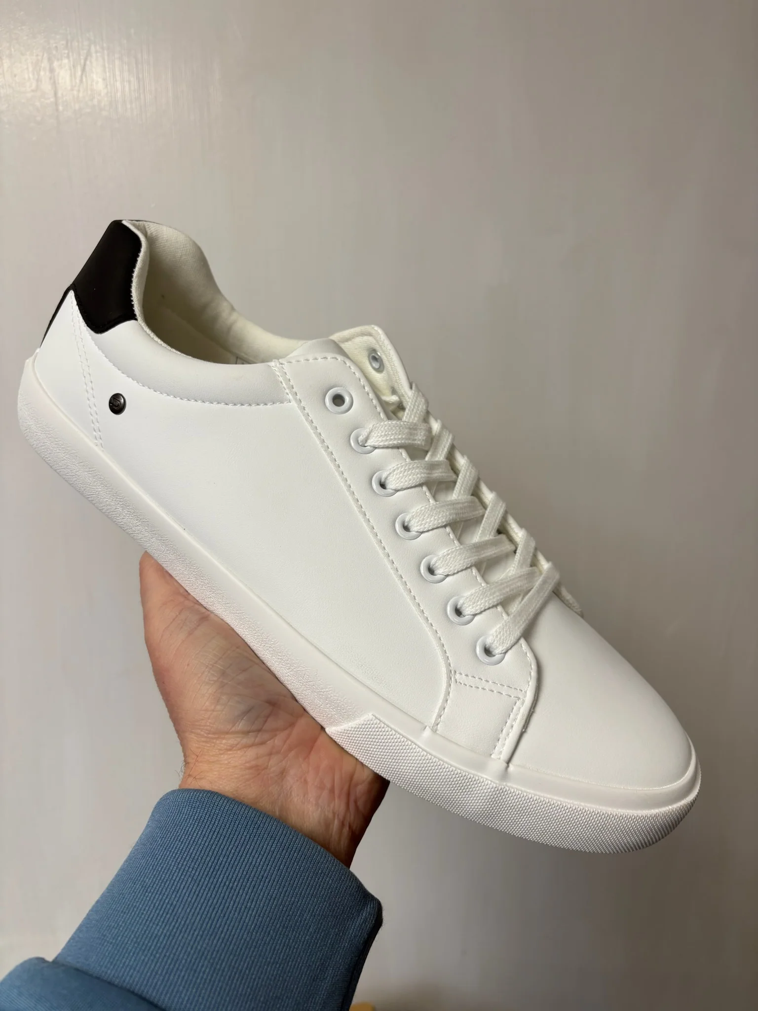 Deakins Jack Trainers - White / Black