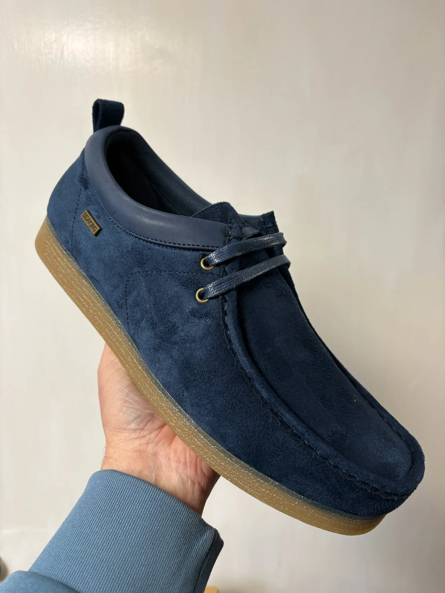 Deakins Pastie Shoe - Navy