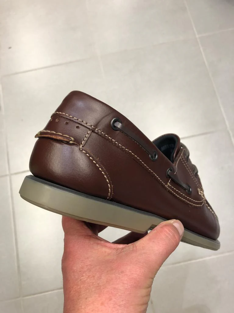 DEK Leather Boat Shoes - Brown - Image 5