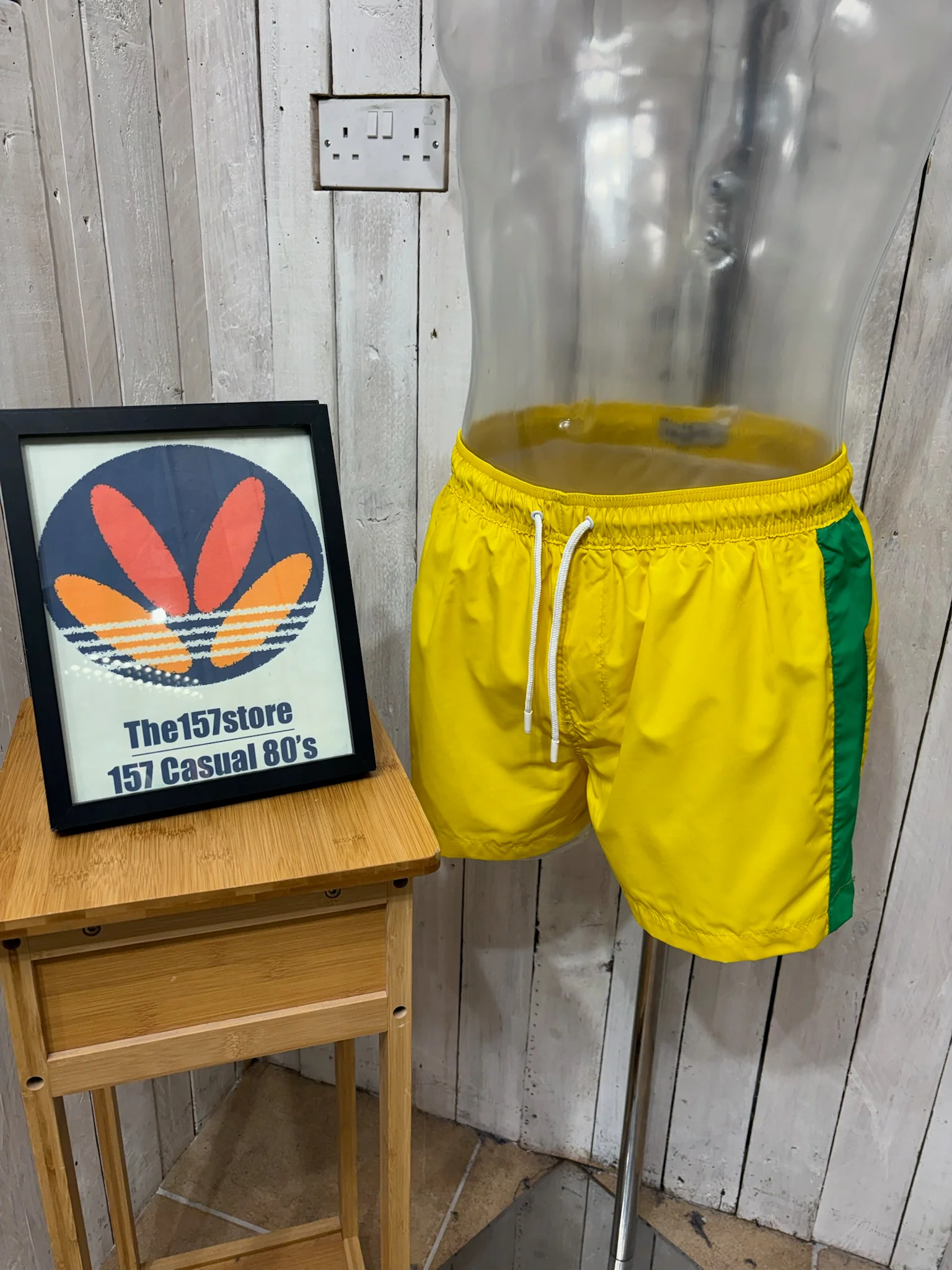 Eastside Charles Brazil Swim Shorts - Yellow / Green