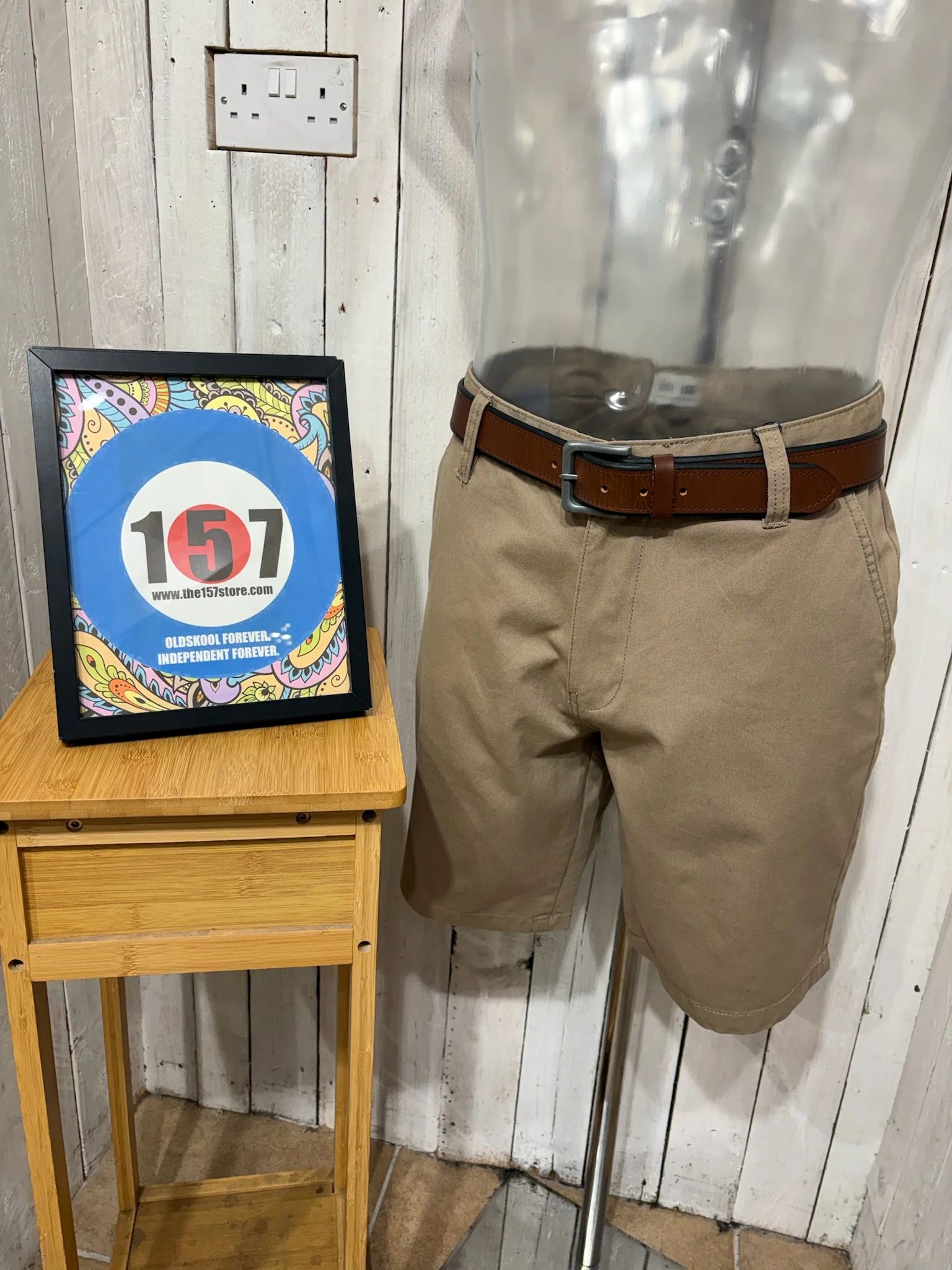 Eastside Tokyo Elvio Chino Shorts - Stone