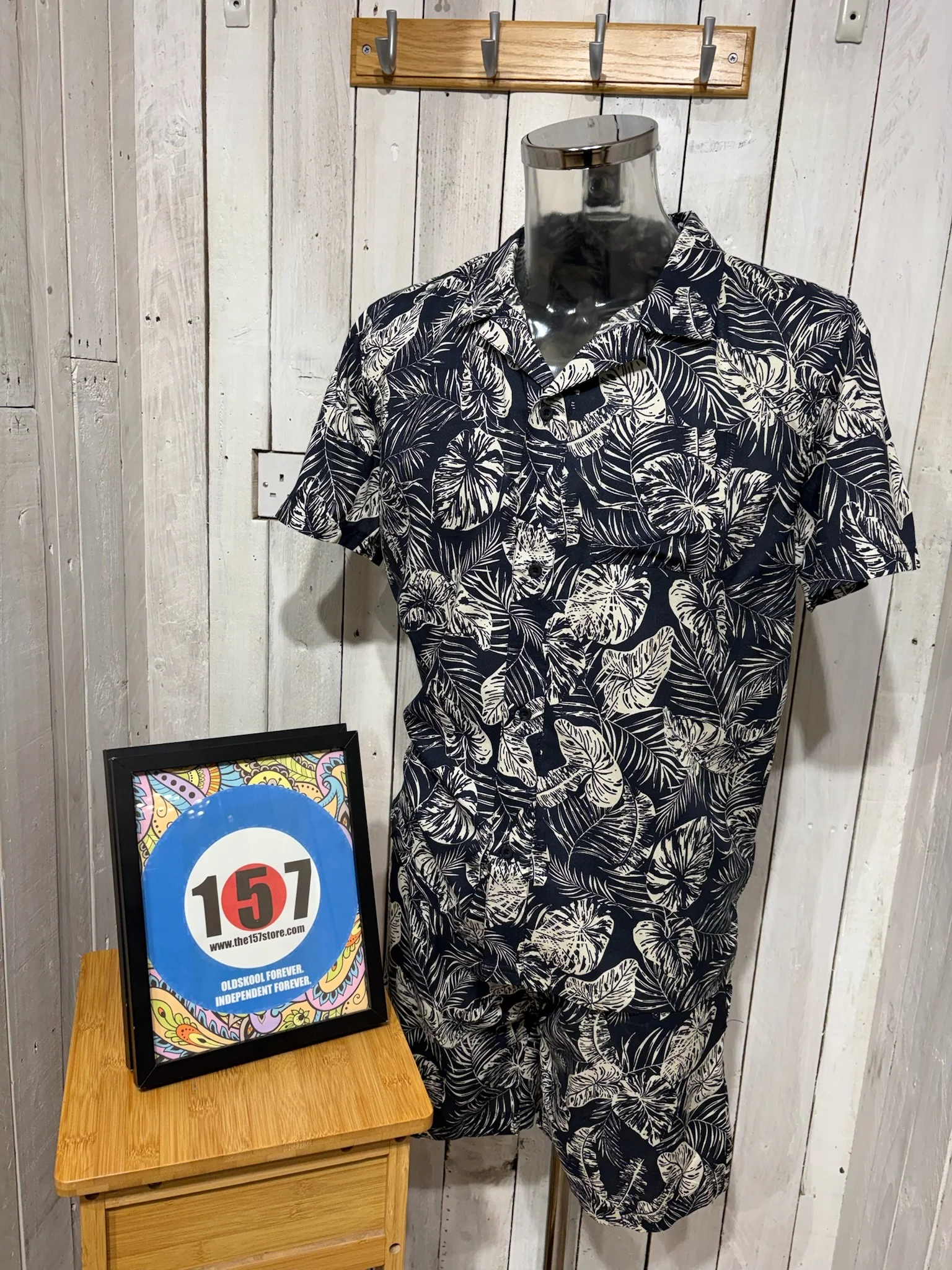 Eastside Tropical Shirt - Dark Navy - Image 2