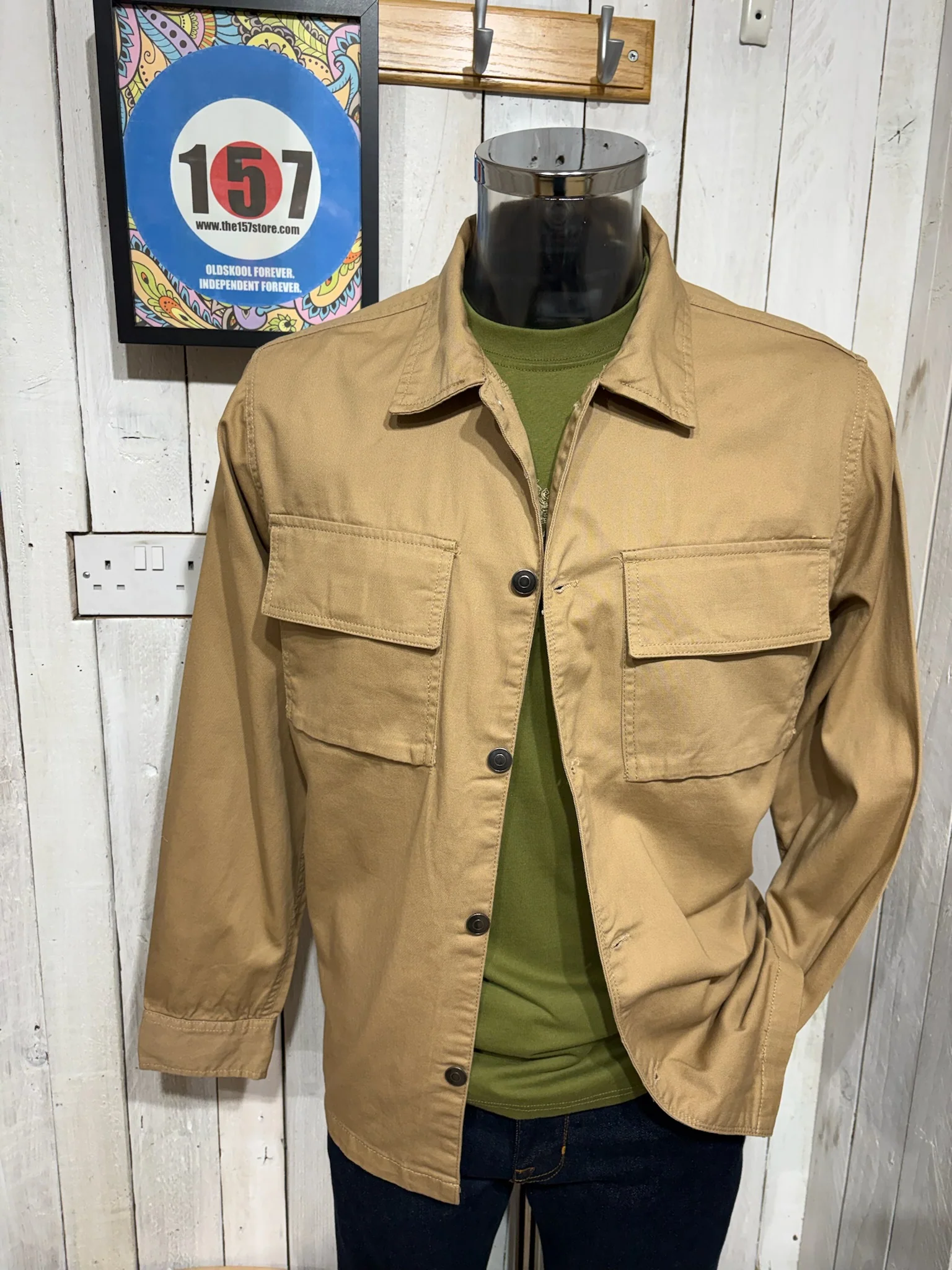 Eastside Urban Workwear Overshirt - Sand