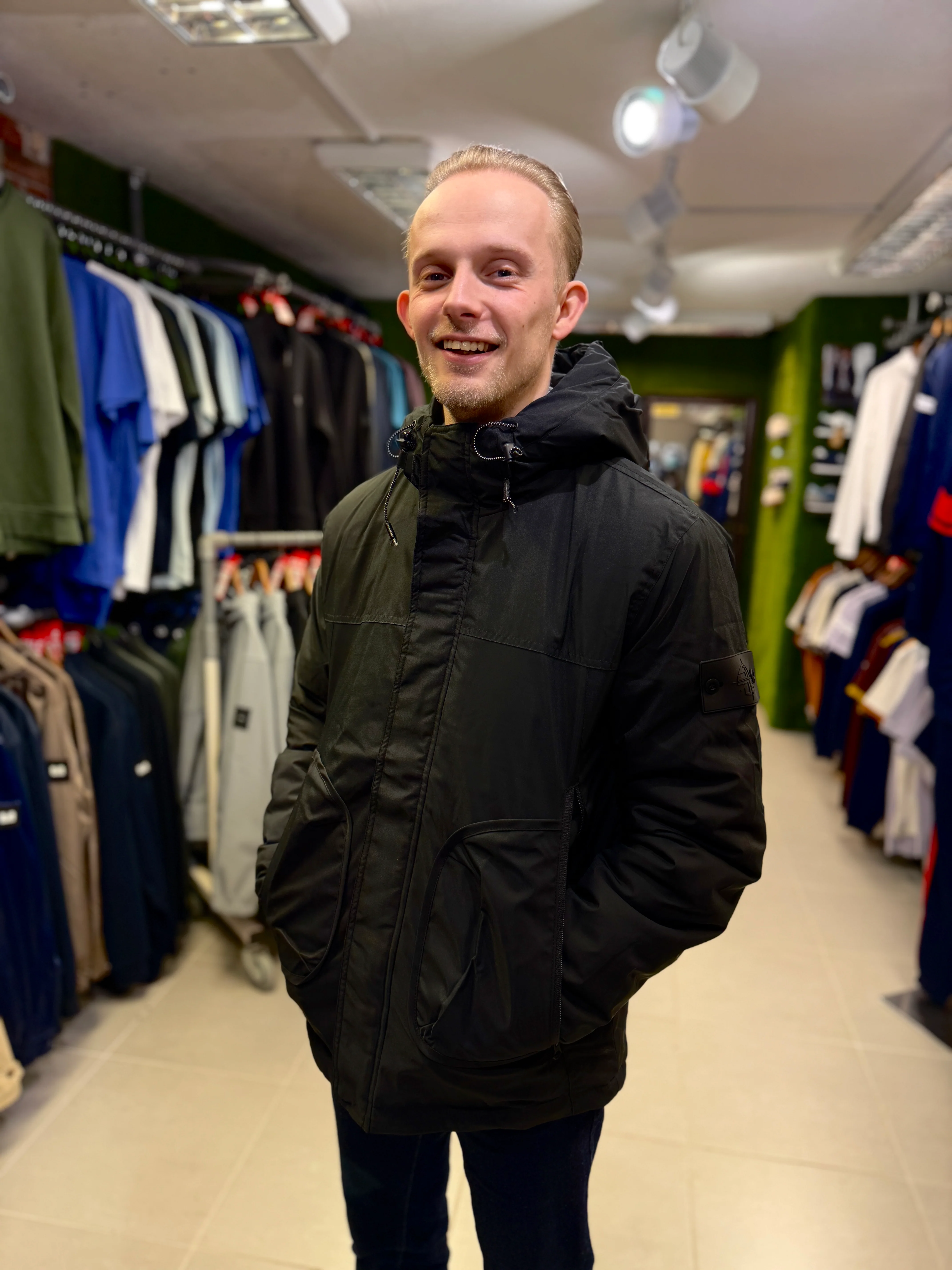 Eastside Wedge Terrace Jacket - Black (Removable Sleeve Badge) - Image 2