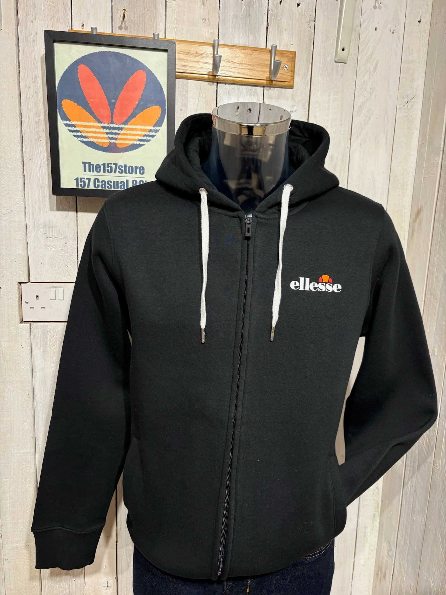Ellesse Full Zip Hoodie - Black