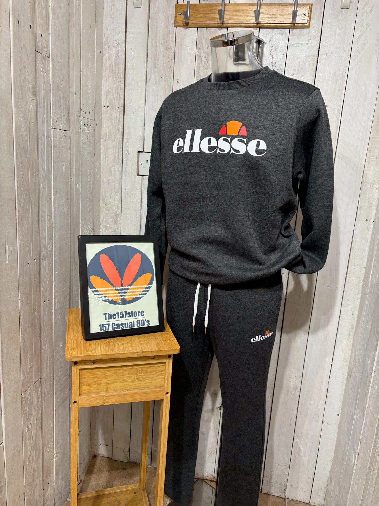 Ellesse Jog Bottoms - Dark Grey - Image 2