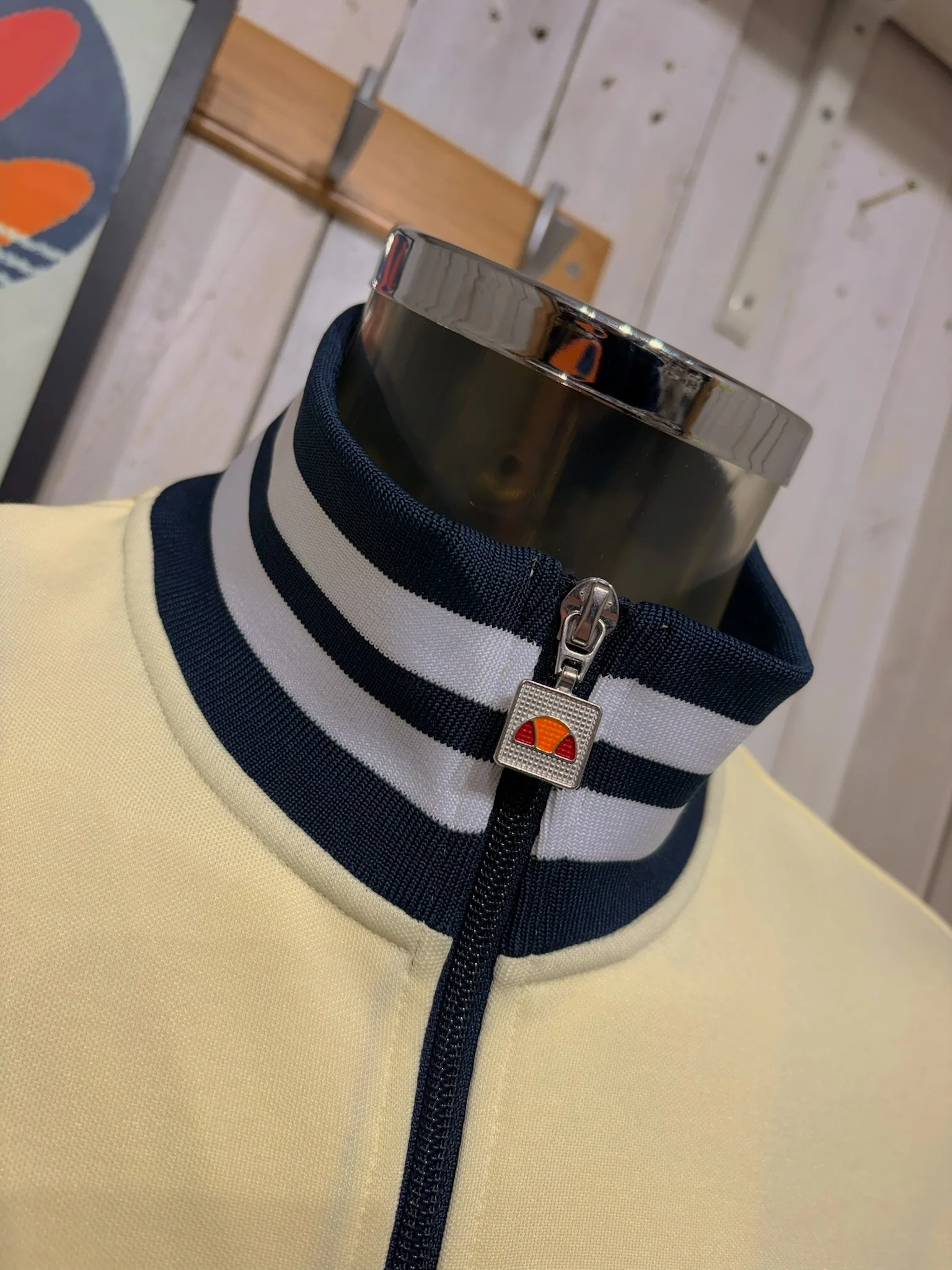 Ellesse Milan Track Top - Light Yellow - Image 2