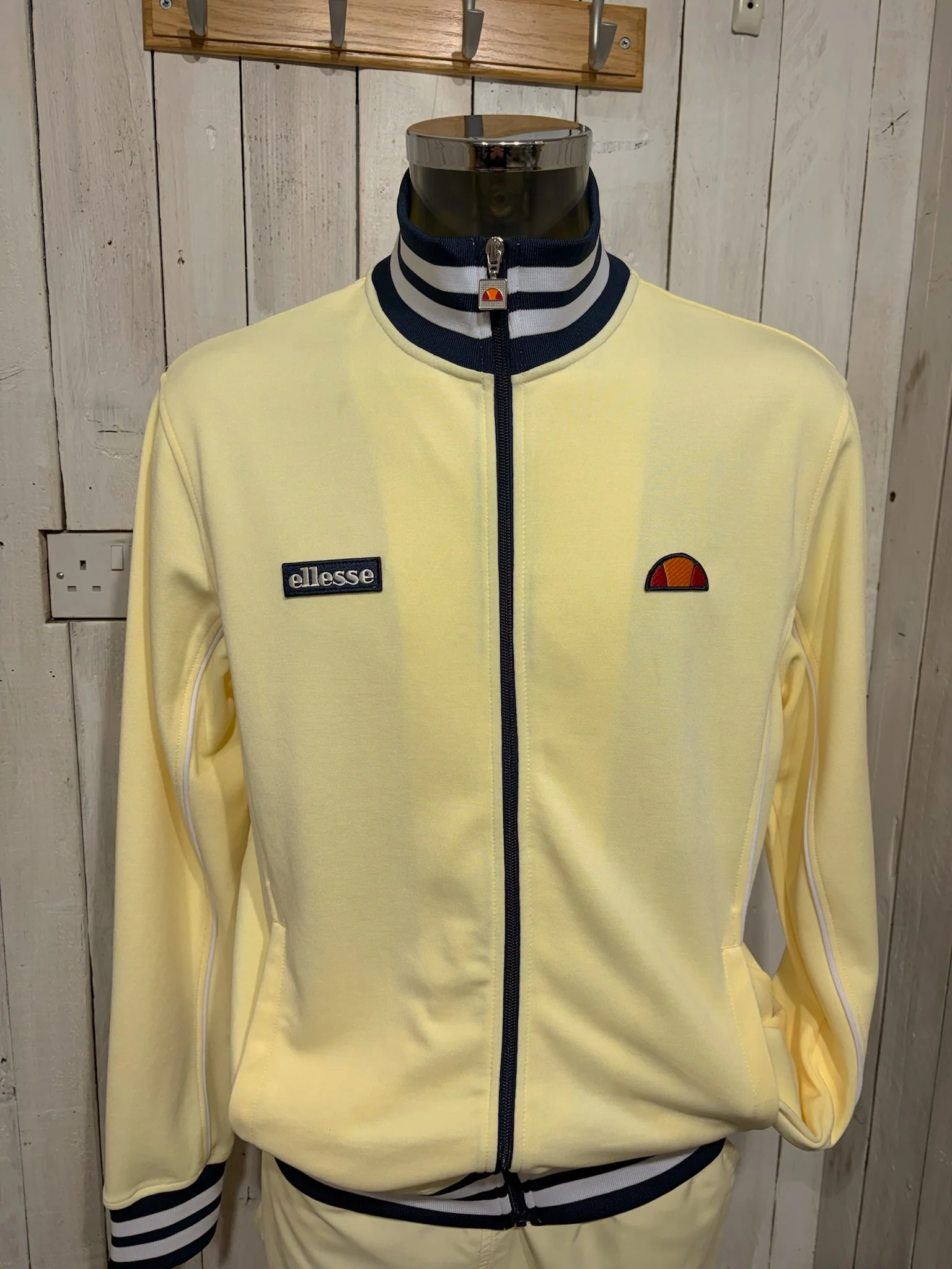 Ellesse Milan Track Top - Light Yellow - Image 4