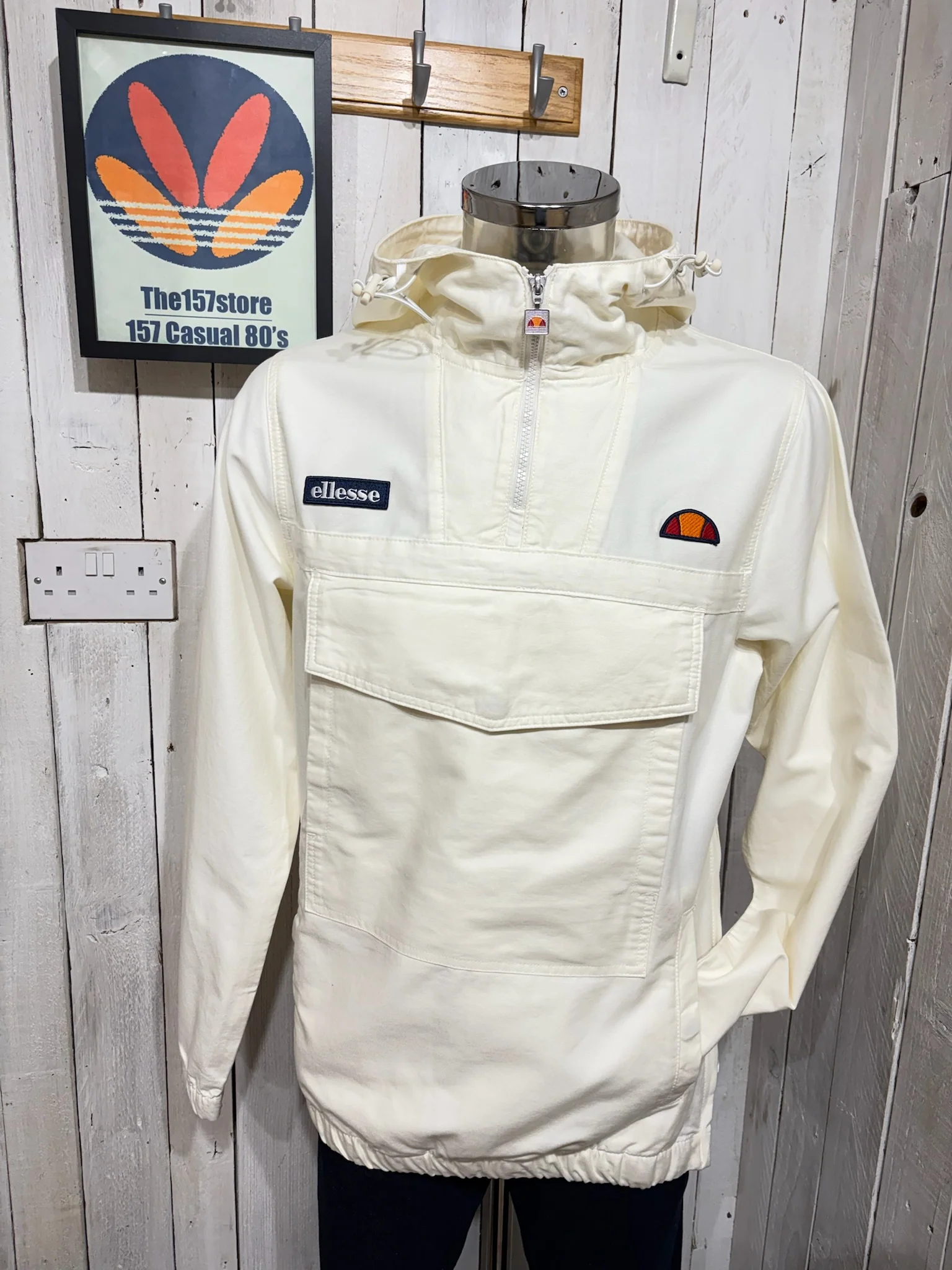 Ellesse Mont-3 Overhead Smock - Off White (Cotton Stretch)