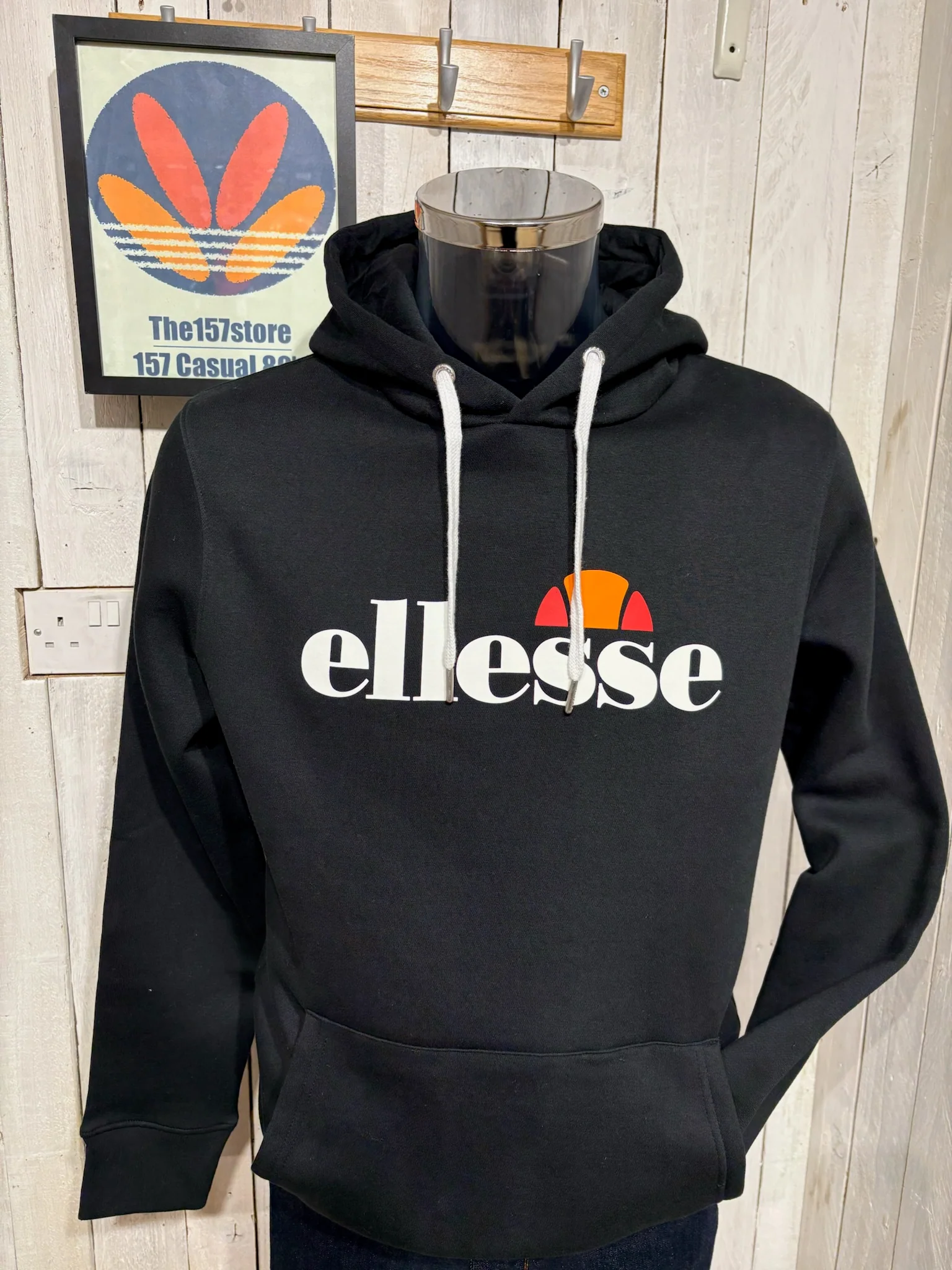 Ellesse Over Head Track Hoodie - Black