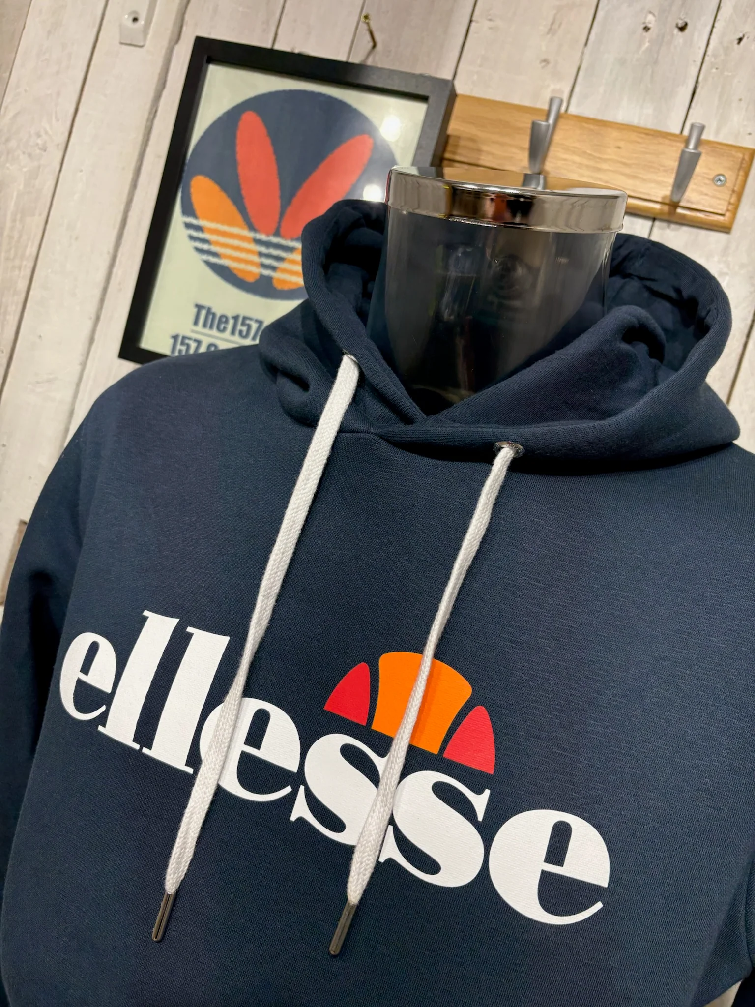 Ellesse Over Head Track Hoodie - Navy - Image 2