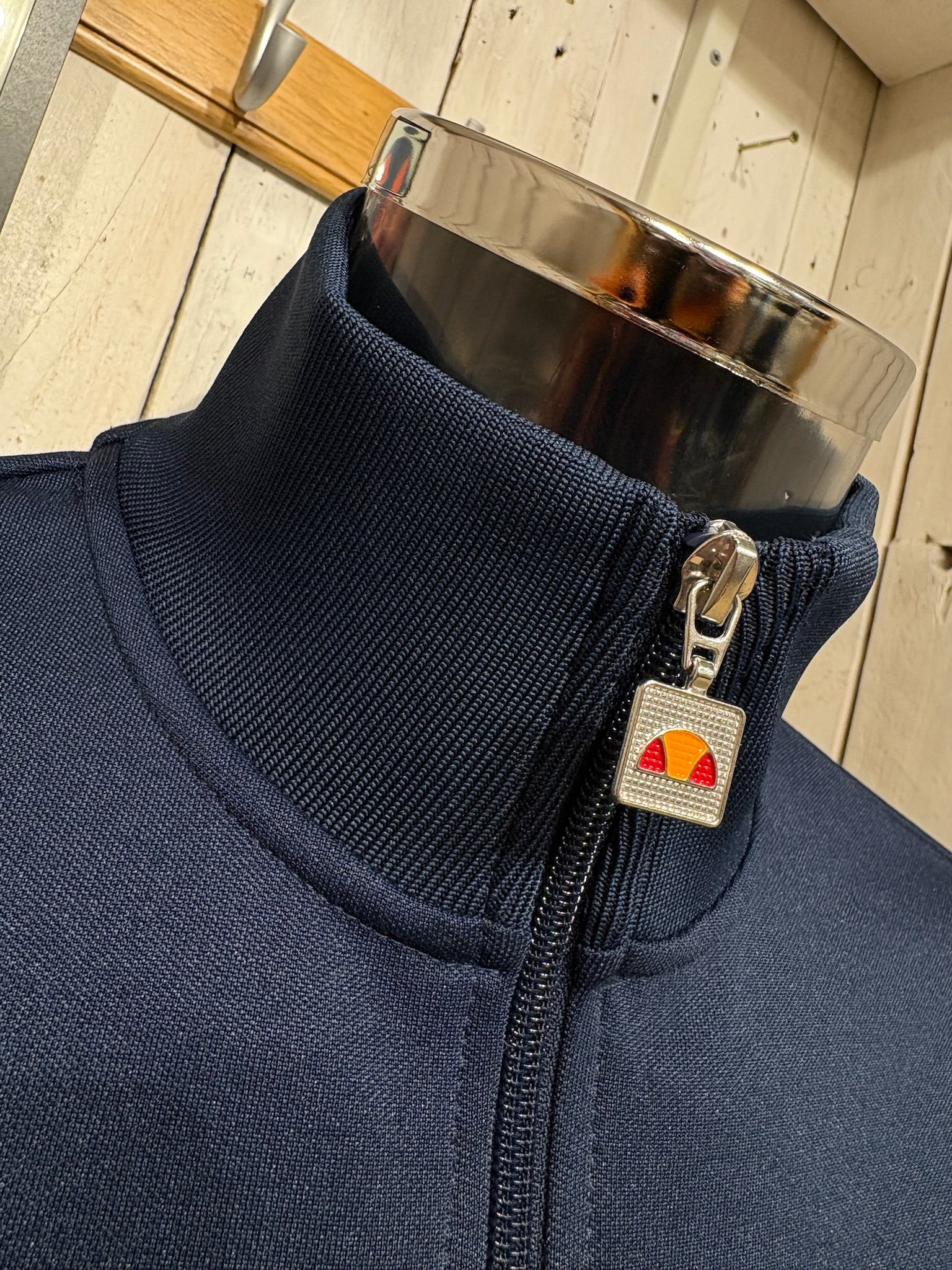Ellesse Roma Track Top - Navy / Light Blue - Image 3