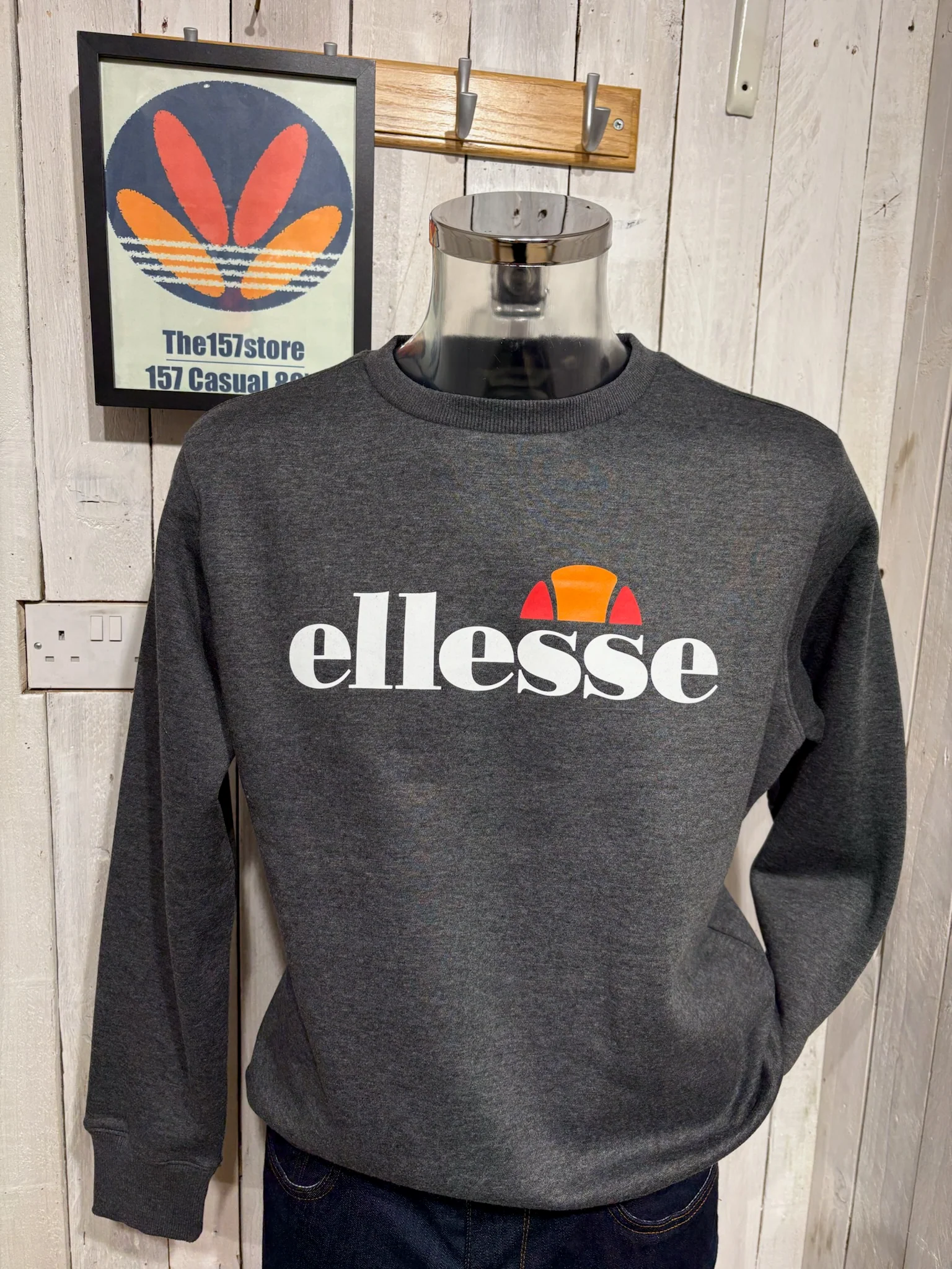Ellesse Logo Sweat - Dark Grey