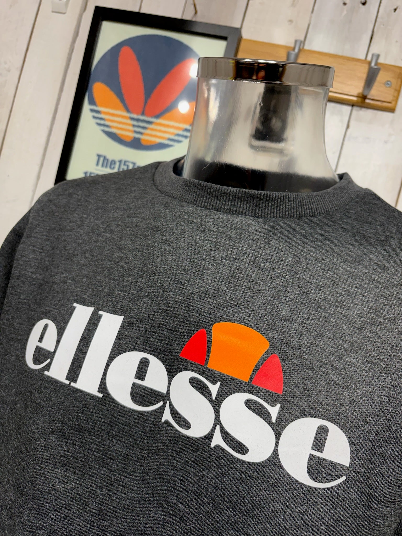 Ellesse Logo Sweat - Dark Grey - Image 2