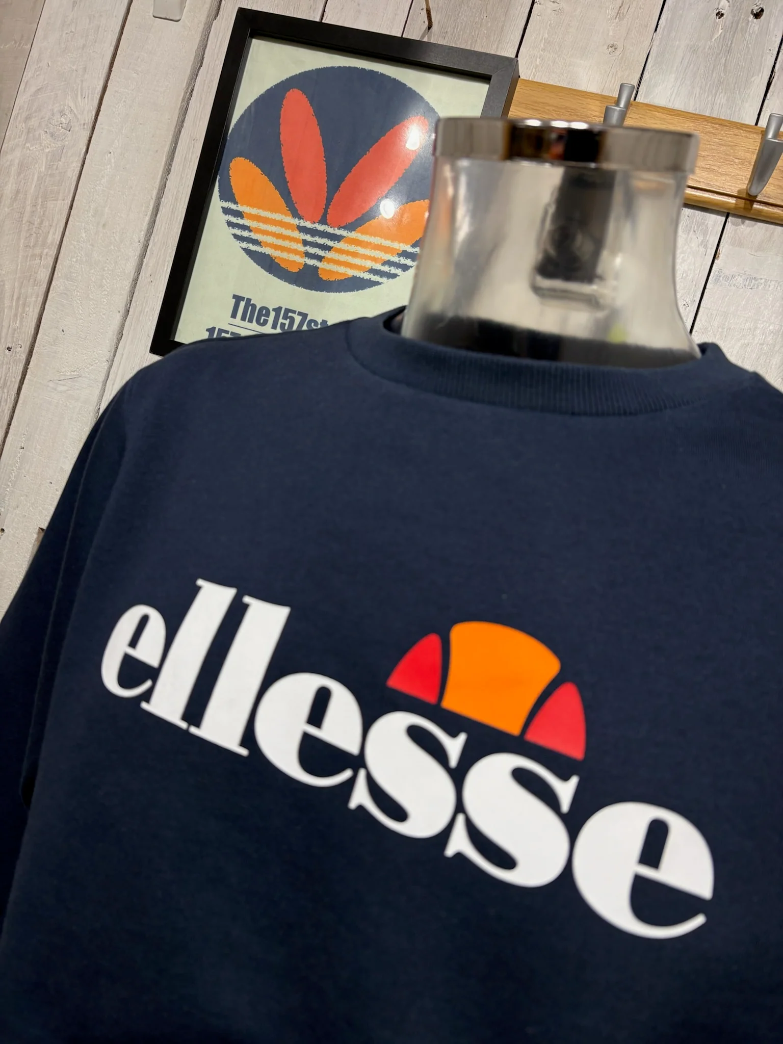 Ellesse Track Logo Sweat - Navy - Image 2