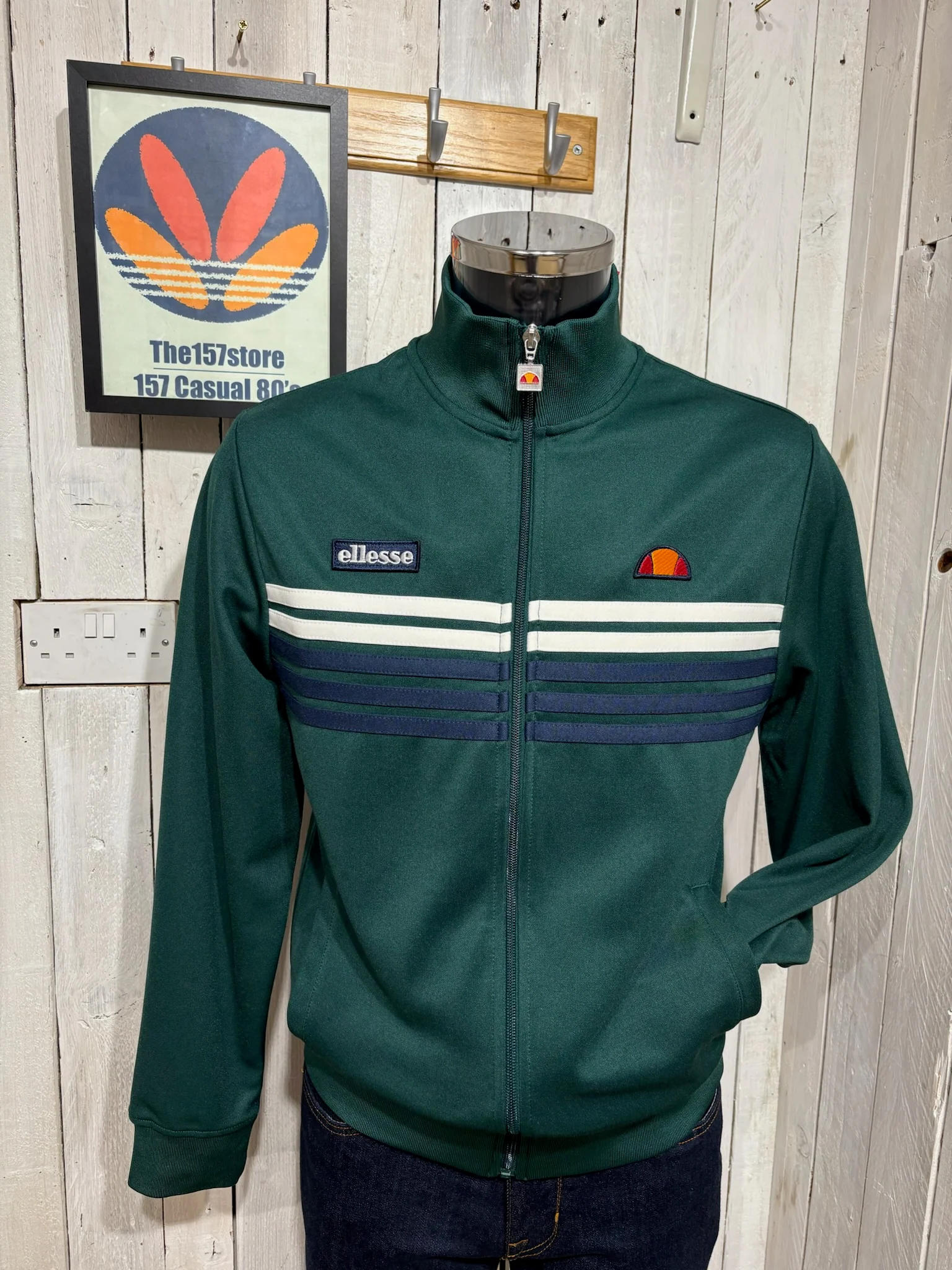 Ellesse Vicenza Track Top - Dark Green