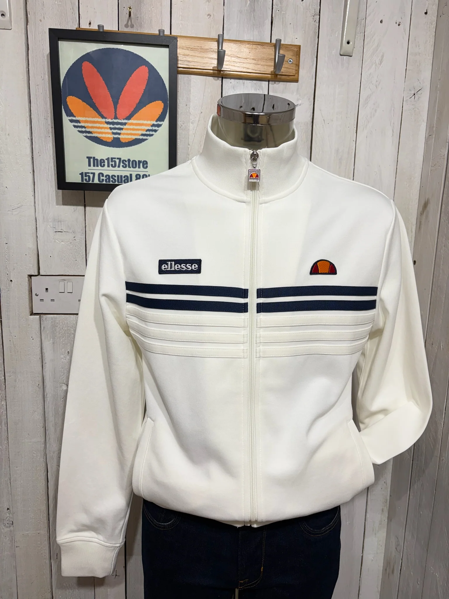 Ellesse Vicenza Track Top - Off White