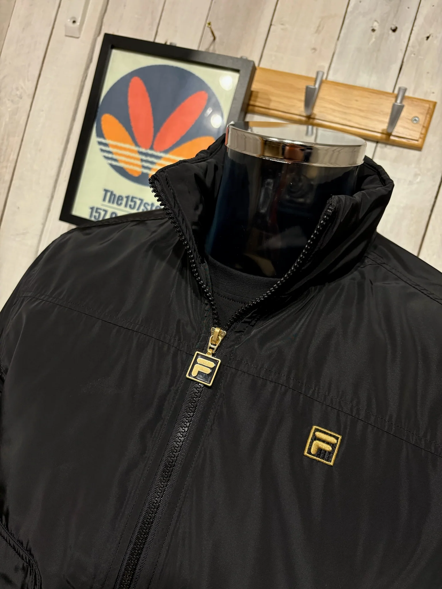 Fila Gold Label Bomber Jacket - Black - Image 2