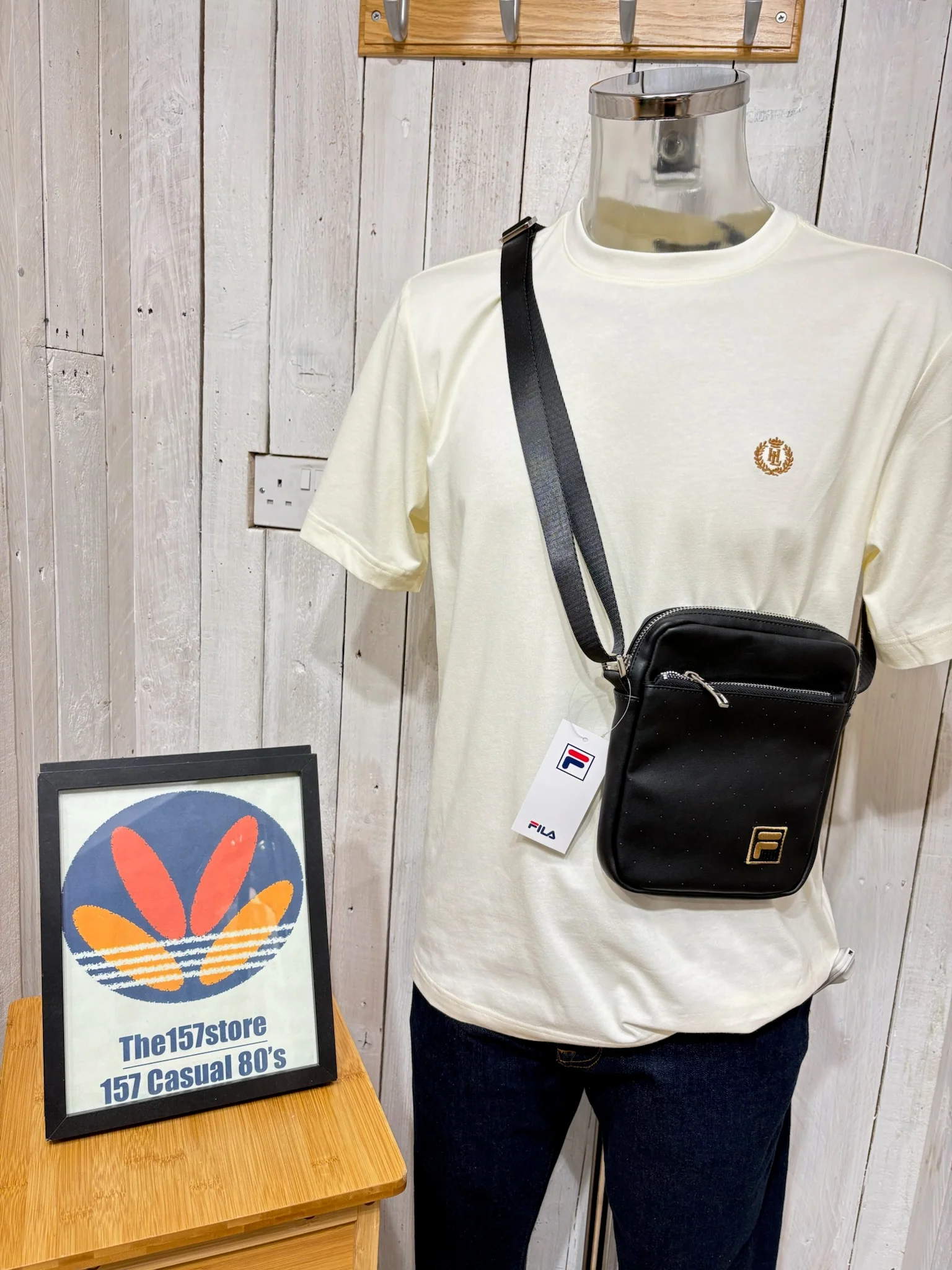 Fila Gold Label Lens Cross Body Bag - Black - Limited Edition