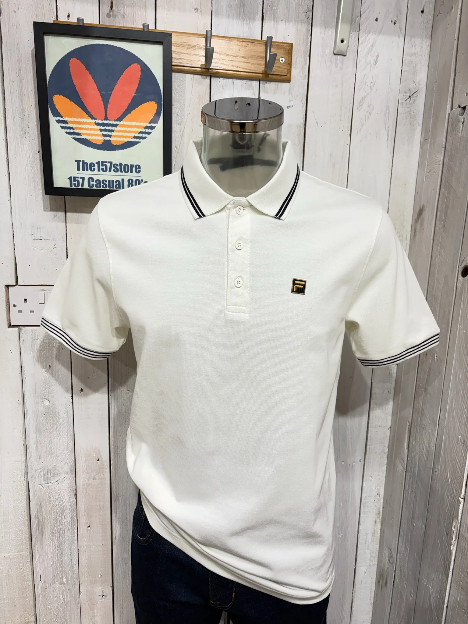 Fila Gold Label Soren 2 Tipped Polo - Tofu