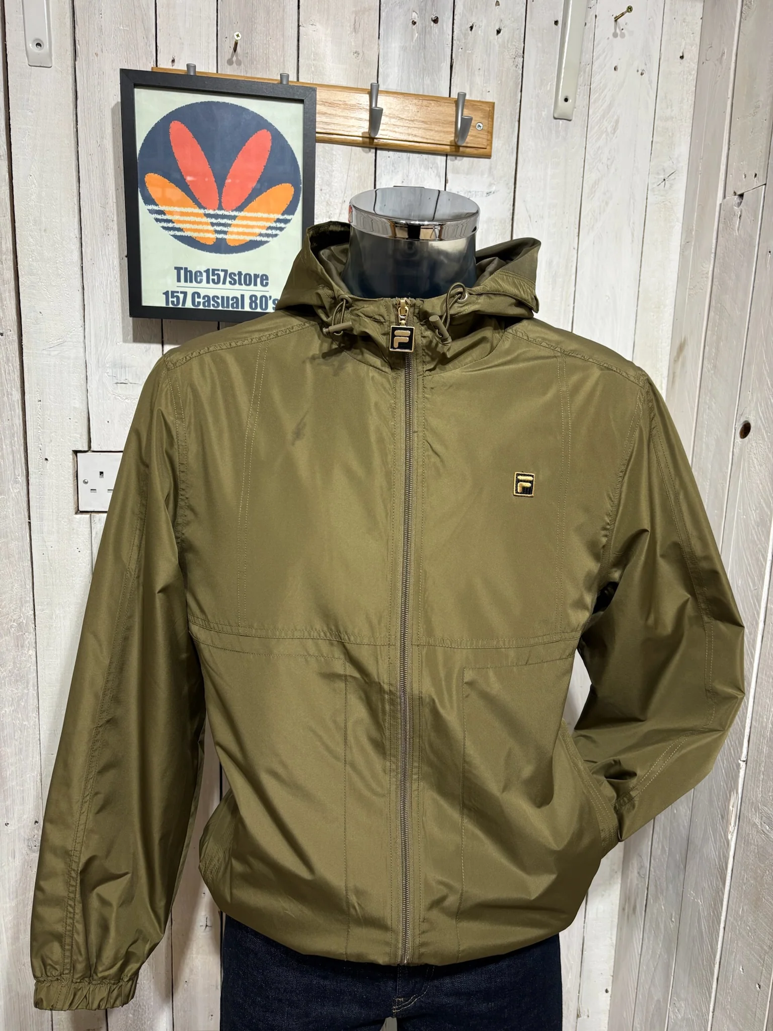 Fila Gold Label Terrace Jacket - Dark Olive
