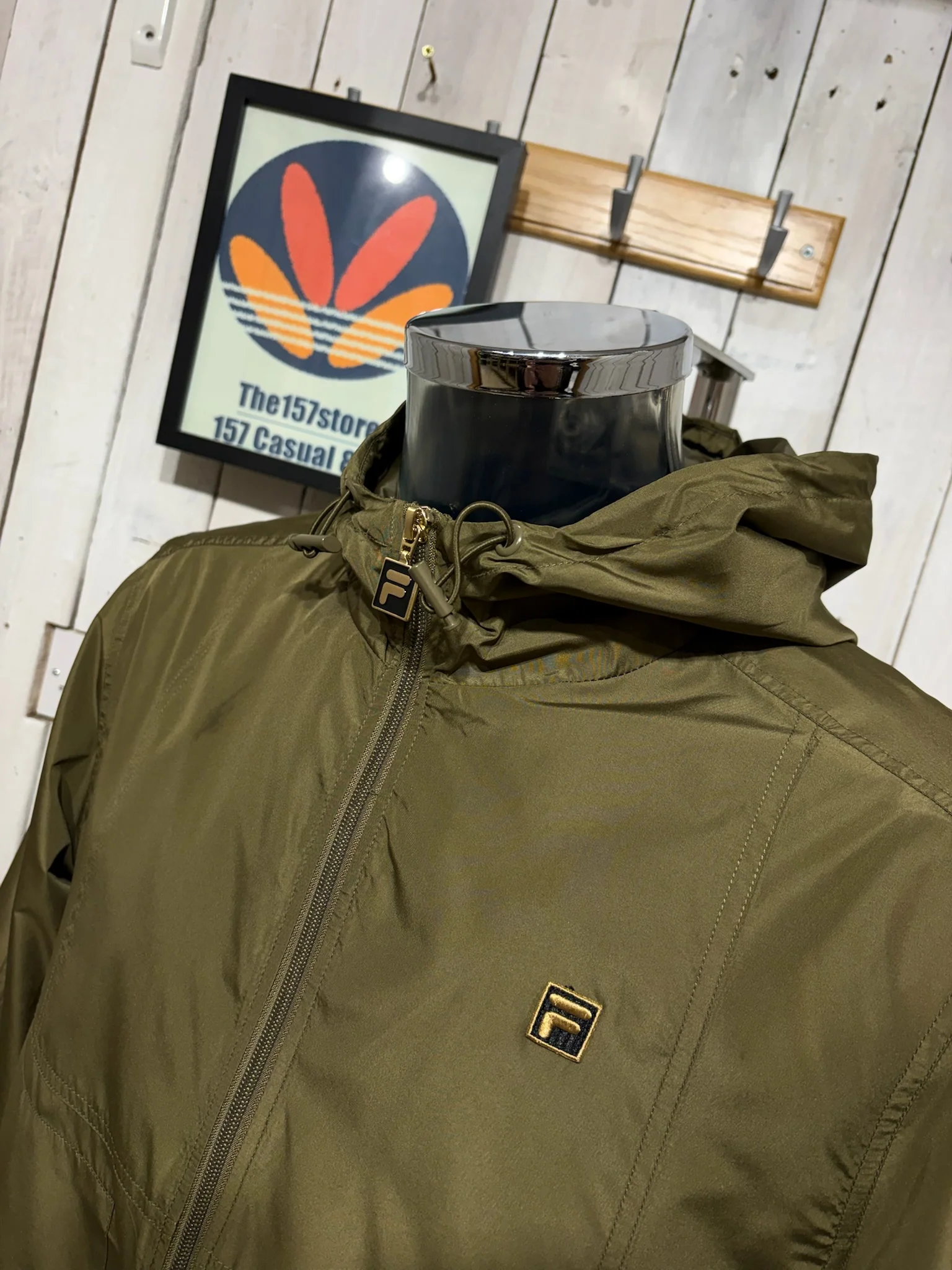 Fila Gold Label Terrace Jacket - Dark Olive - Image 2