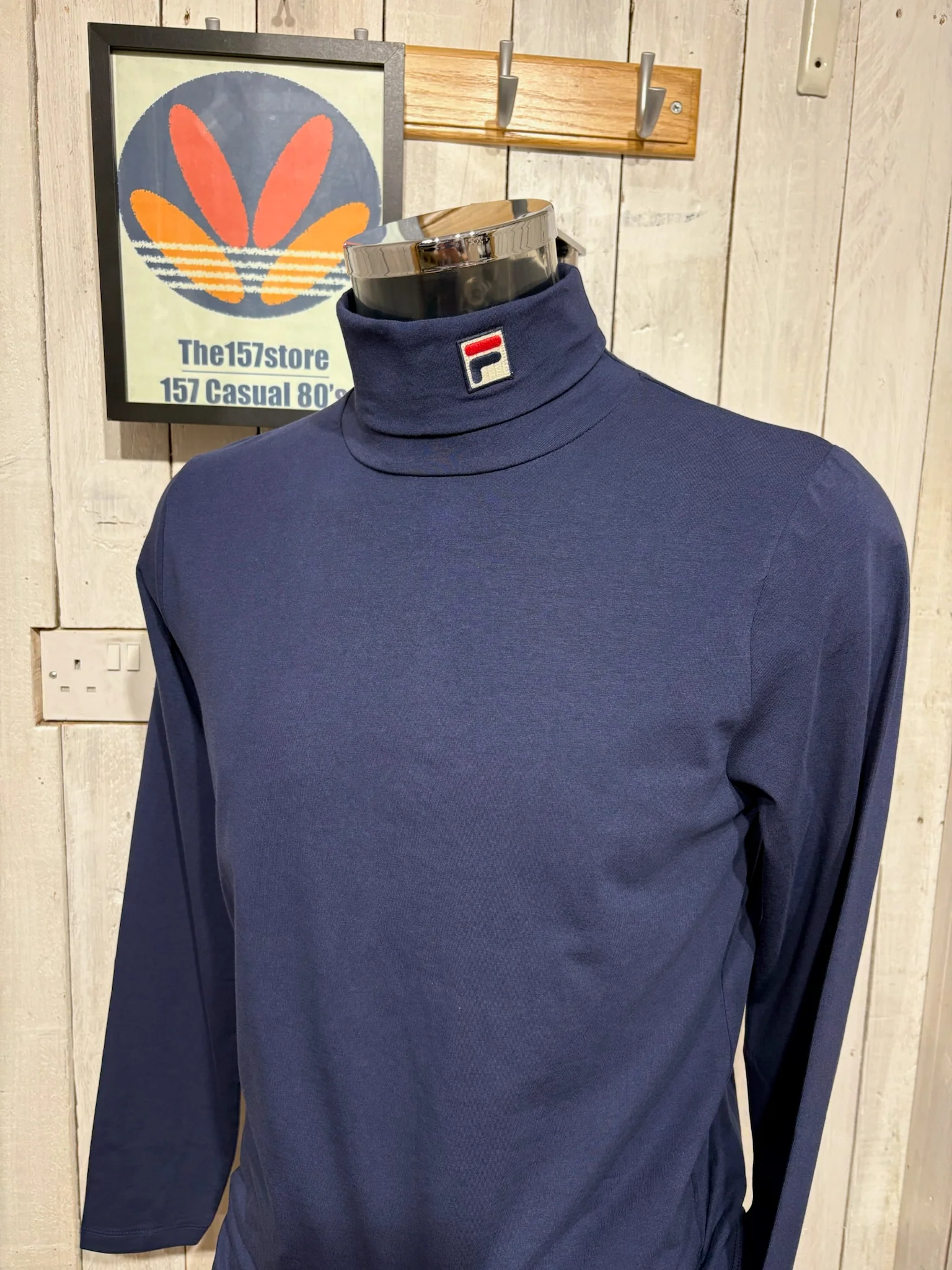 Fila Re-Issue Roll Neck - Navy (Limited Edition)