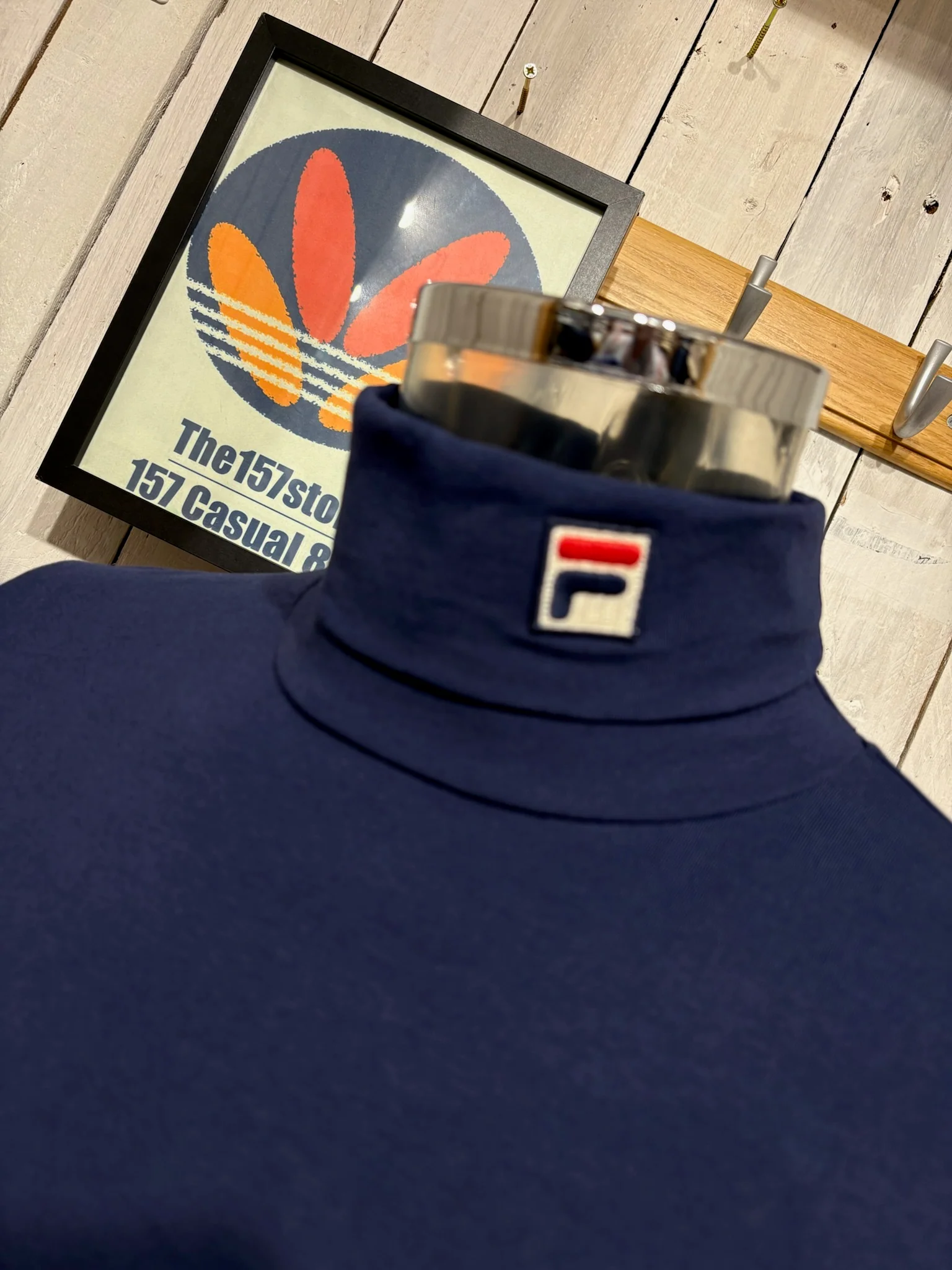Fila Re-Issue Roll Neck - Navy (Limited Edition) - Image 3