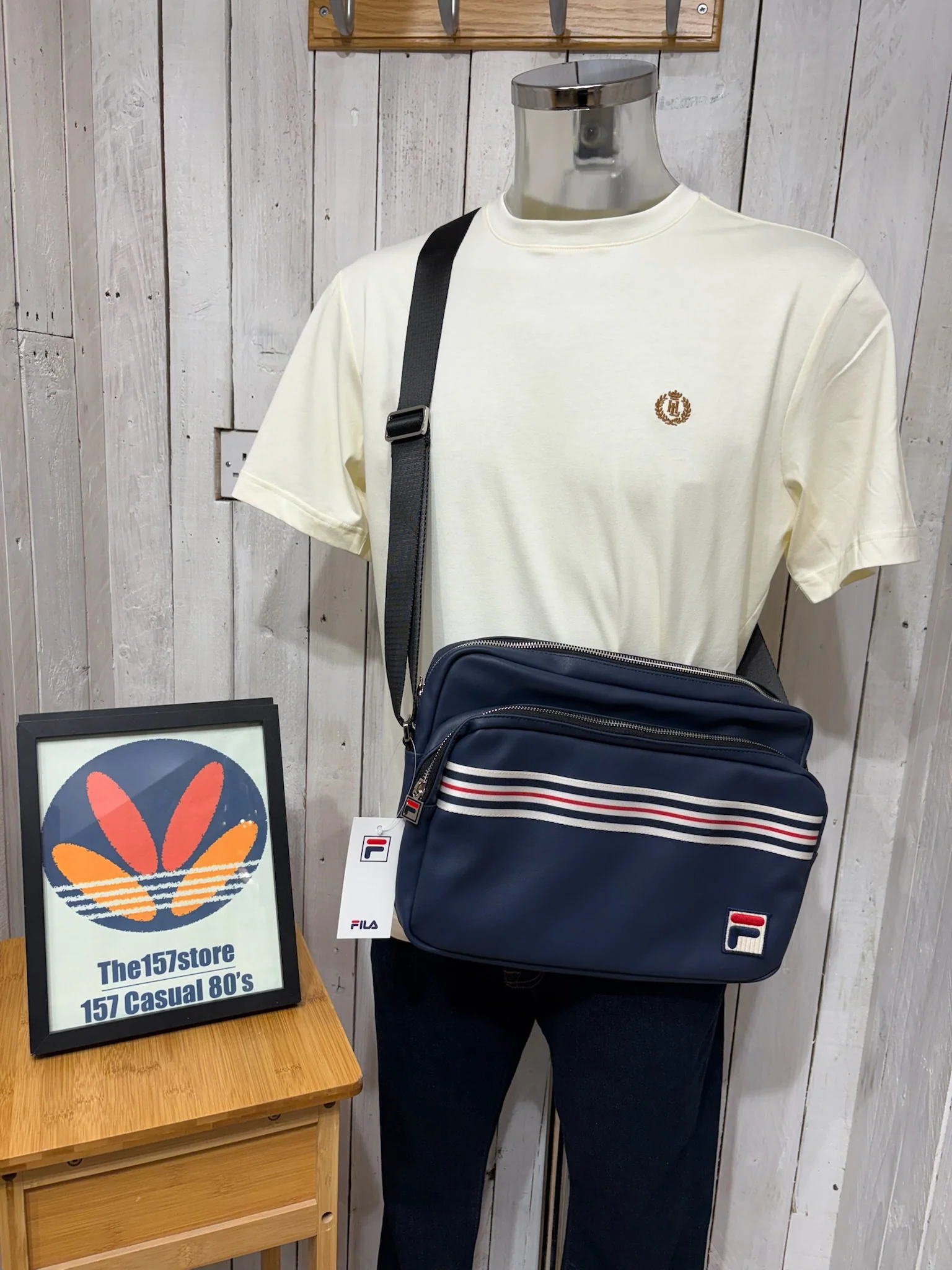 FILA VINTAGE Durnes Flight Bag - Fila Navy - Limited Edition - Image 2
